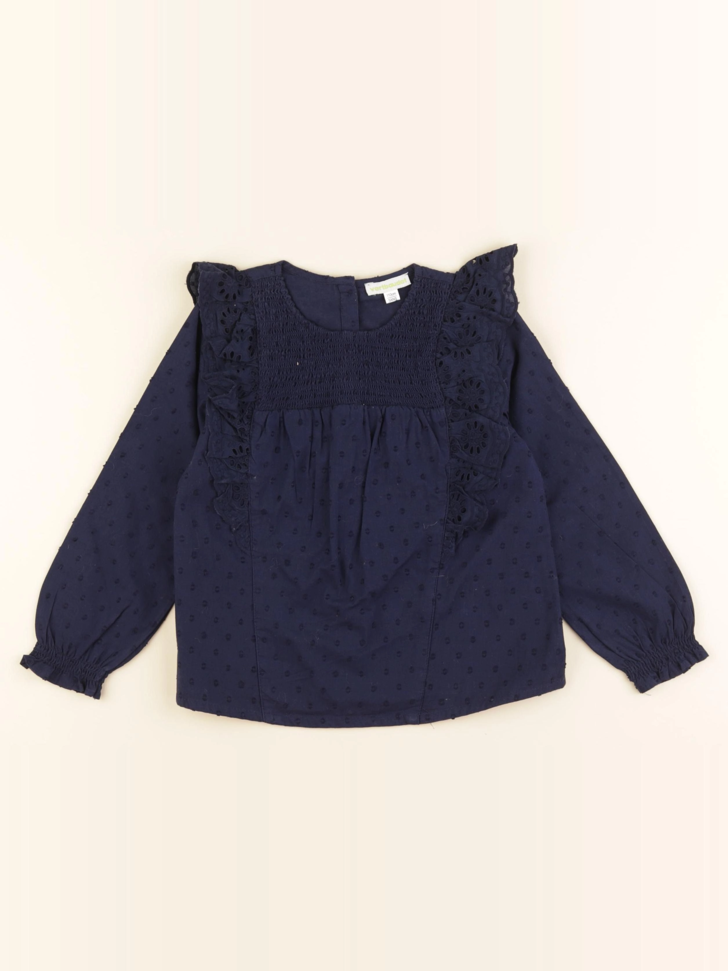 Vertbaudet - blouse bleu - 5 ans