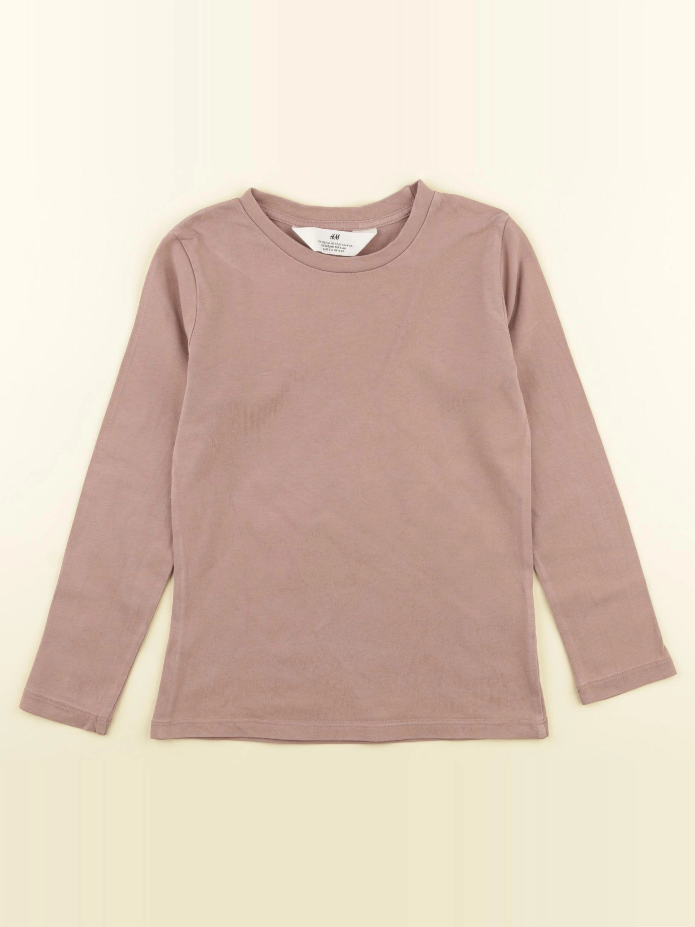 H&M - tee-shirt rose - 4/6 ans