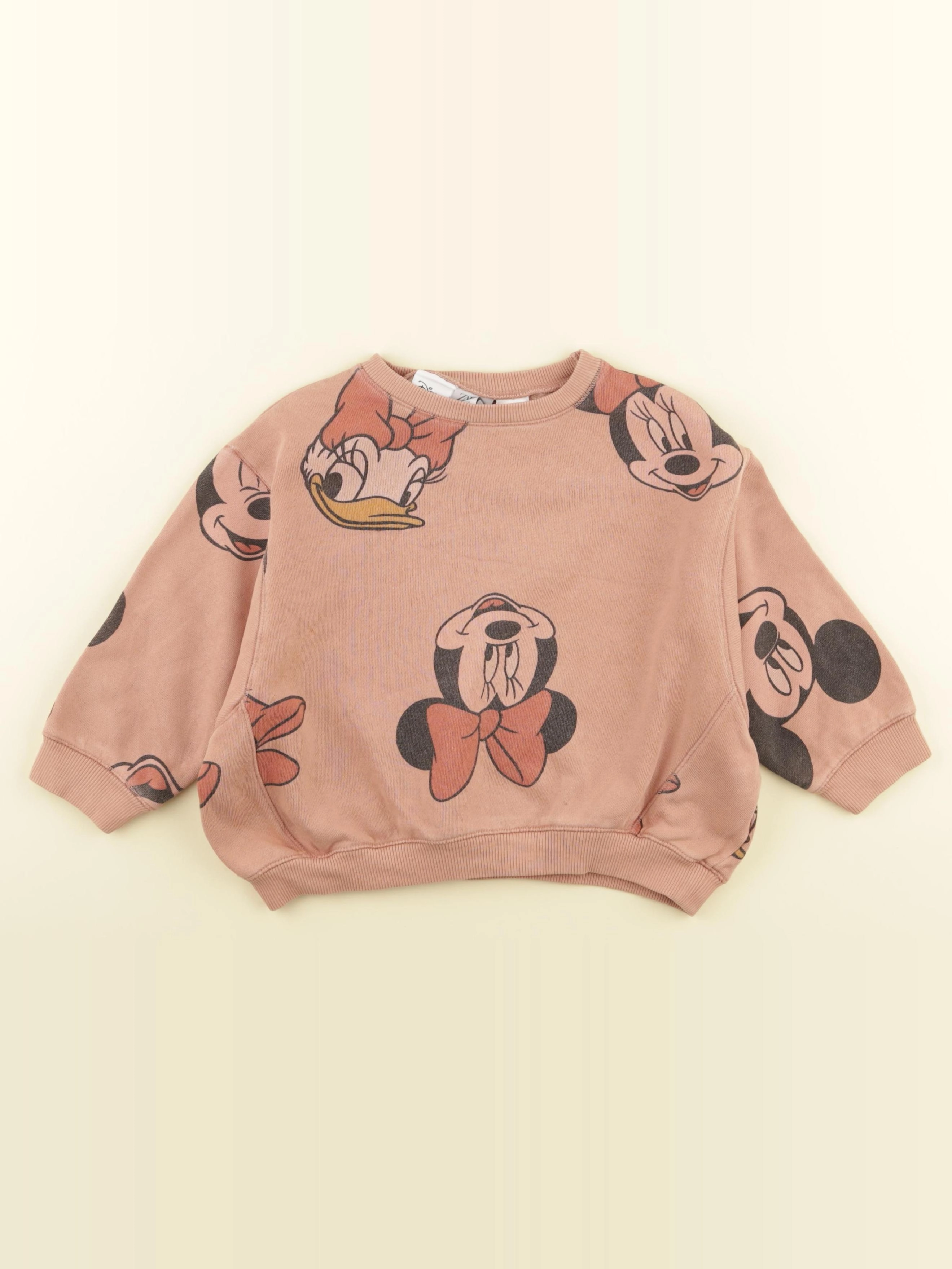 Zara - sweat rose - 18/24 mois