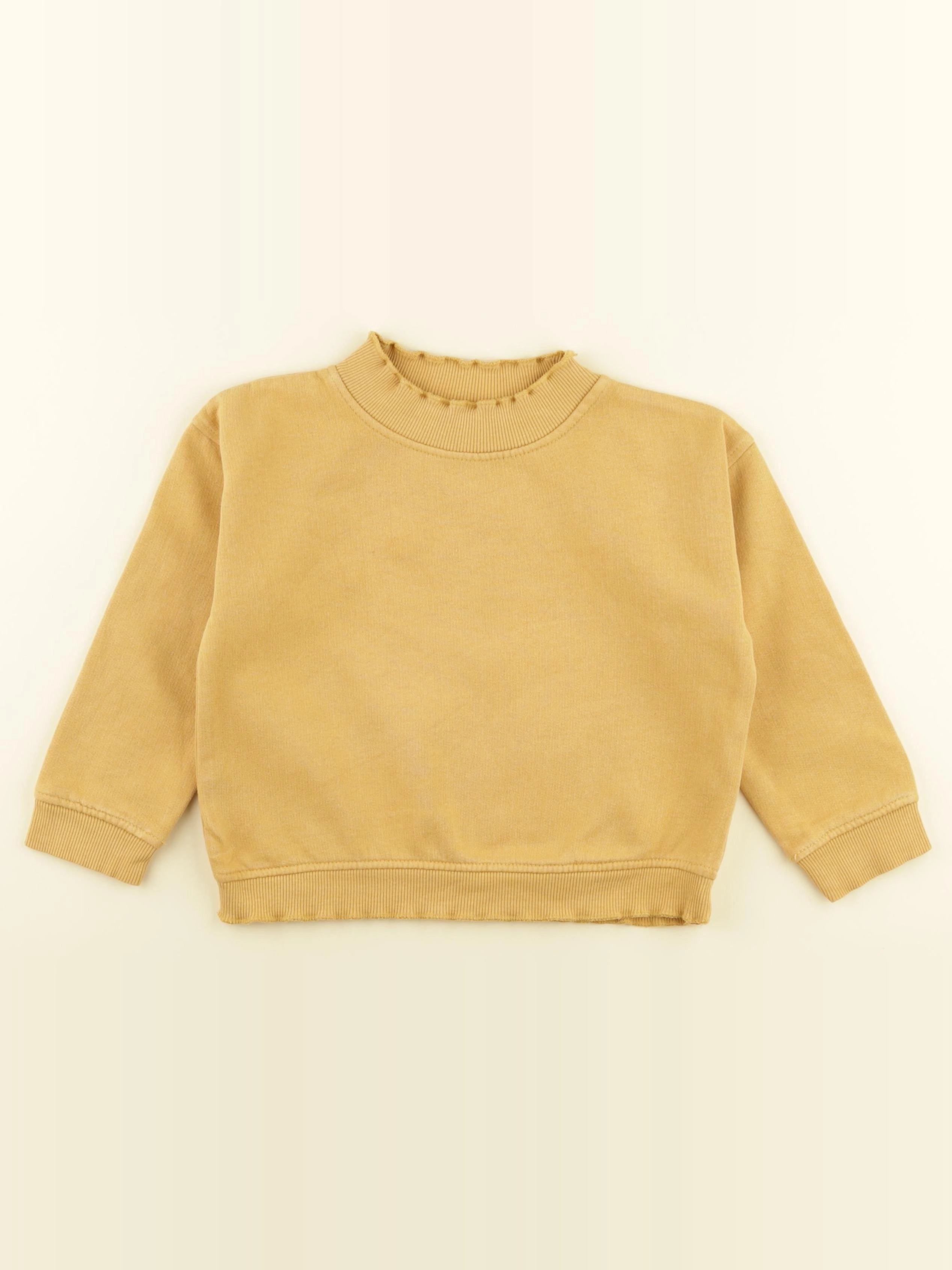 Zara - sweat jaune - 3/4 ans
