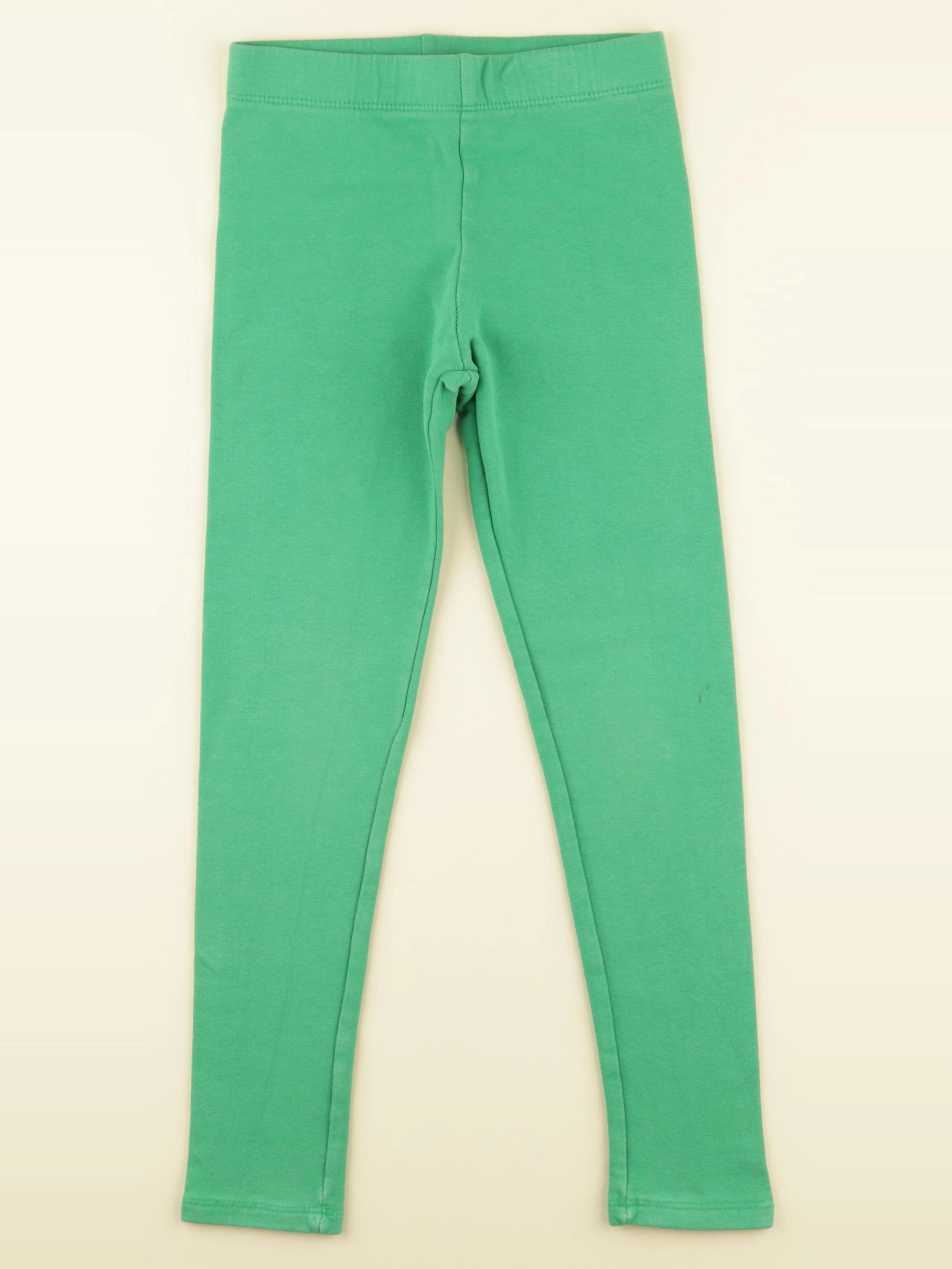 H&M - legging vert - 6/7 ans