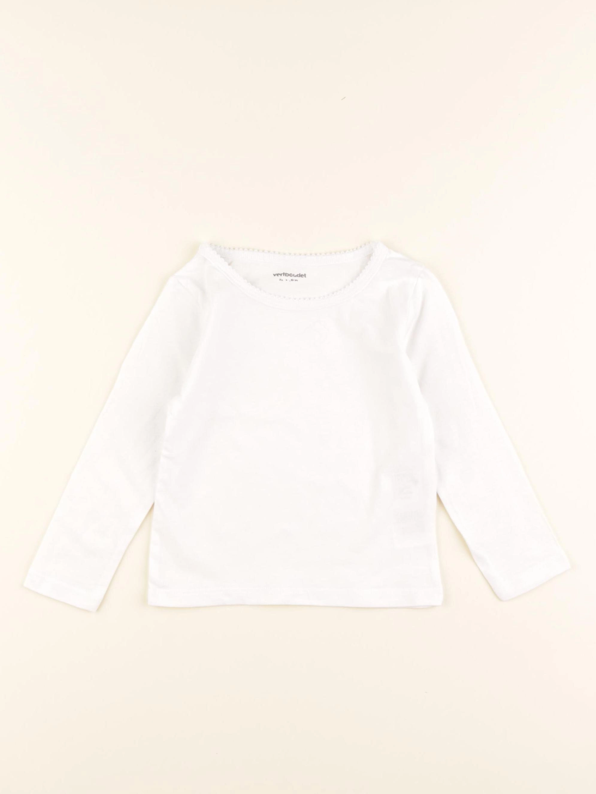 Vertbaudet - maillot de corps blanc - 2 ans