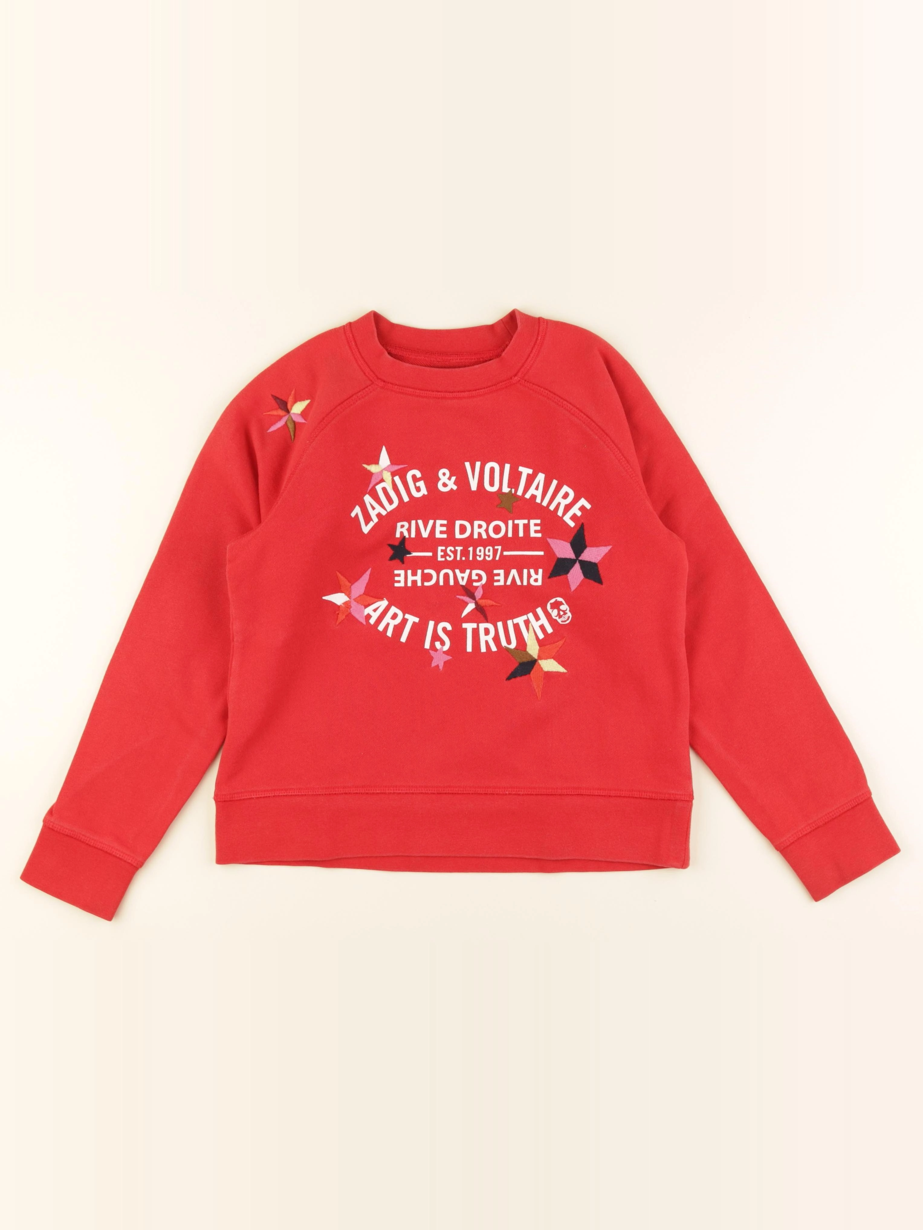Zadig & Voltaire - sweat rouge - 10 ans