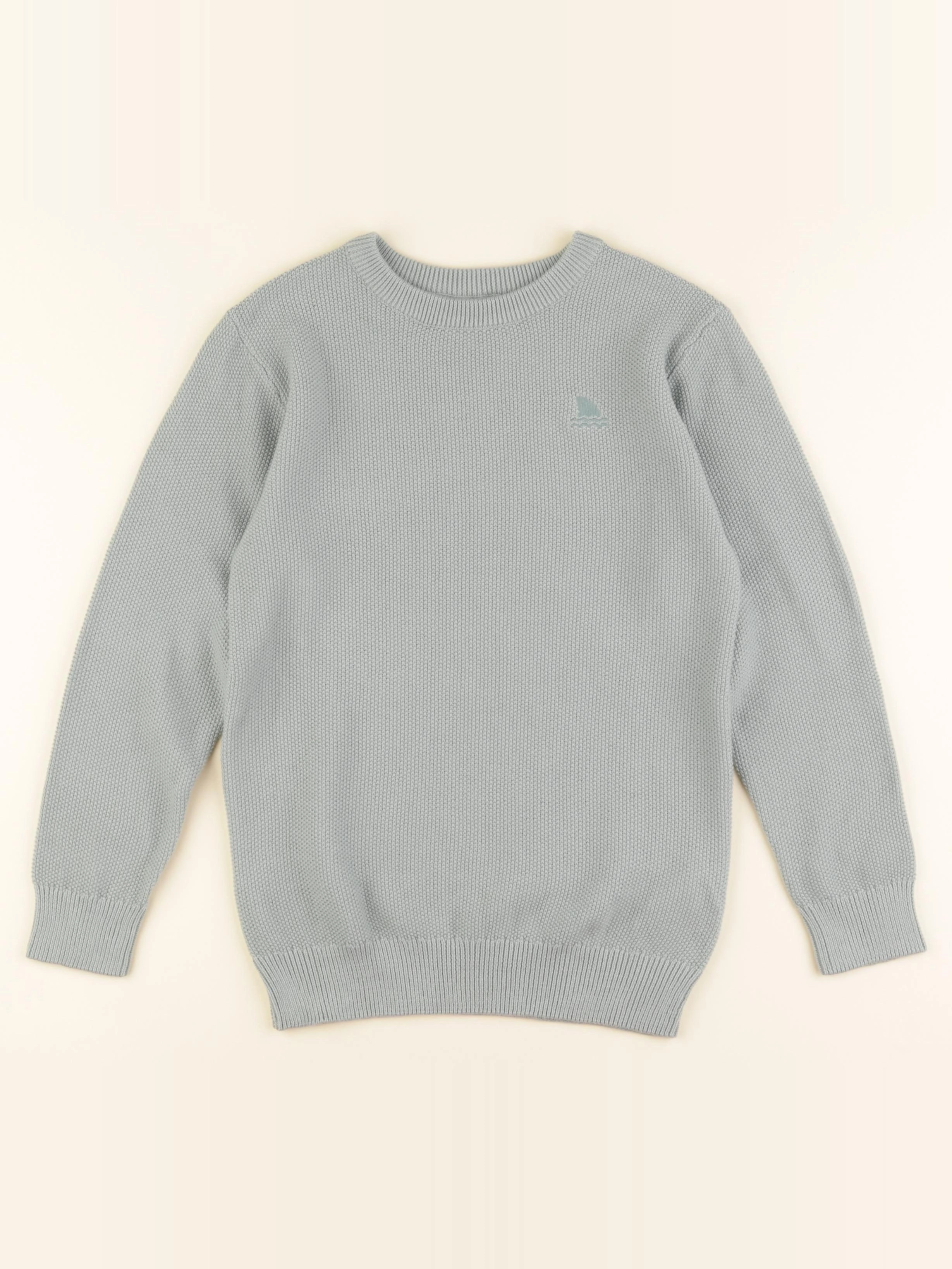 Vertbaudet - pull vert - 8 ans