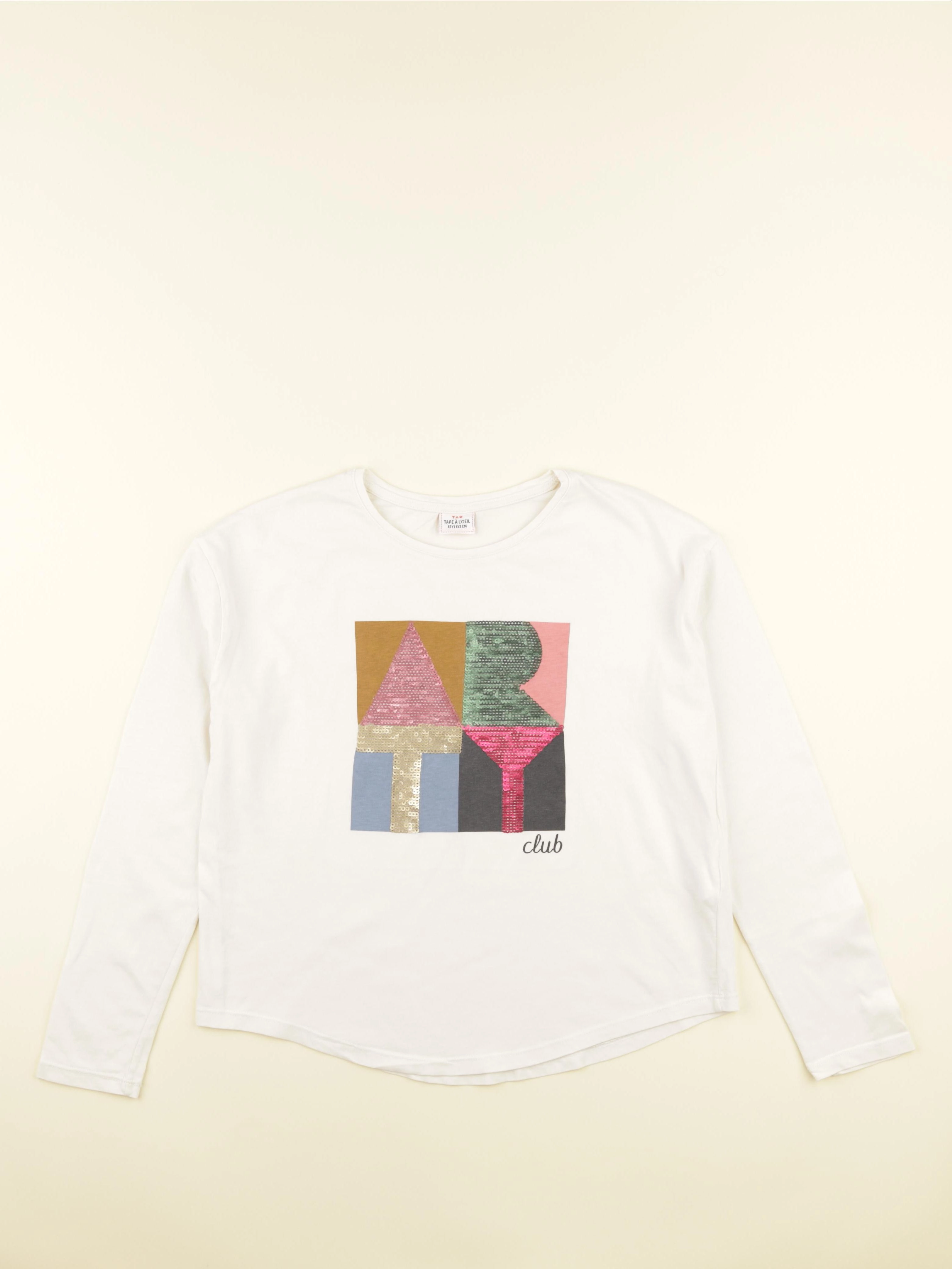 Tape à l'oeil - tee-shirt beige - 12 ans