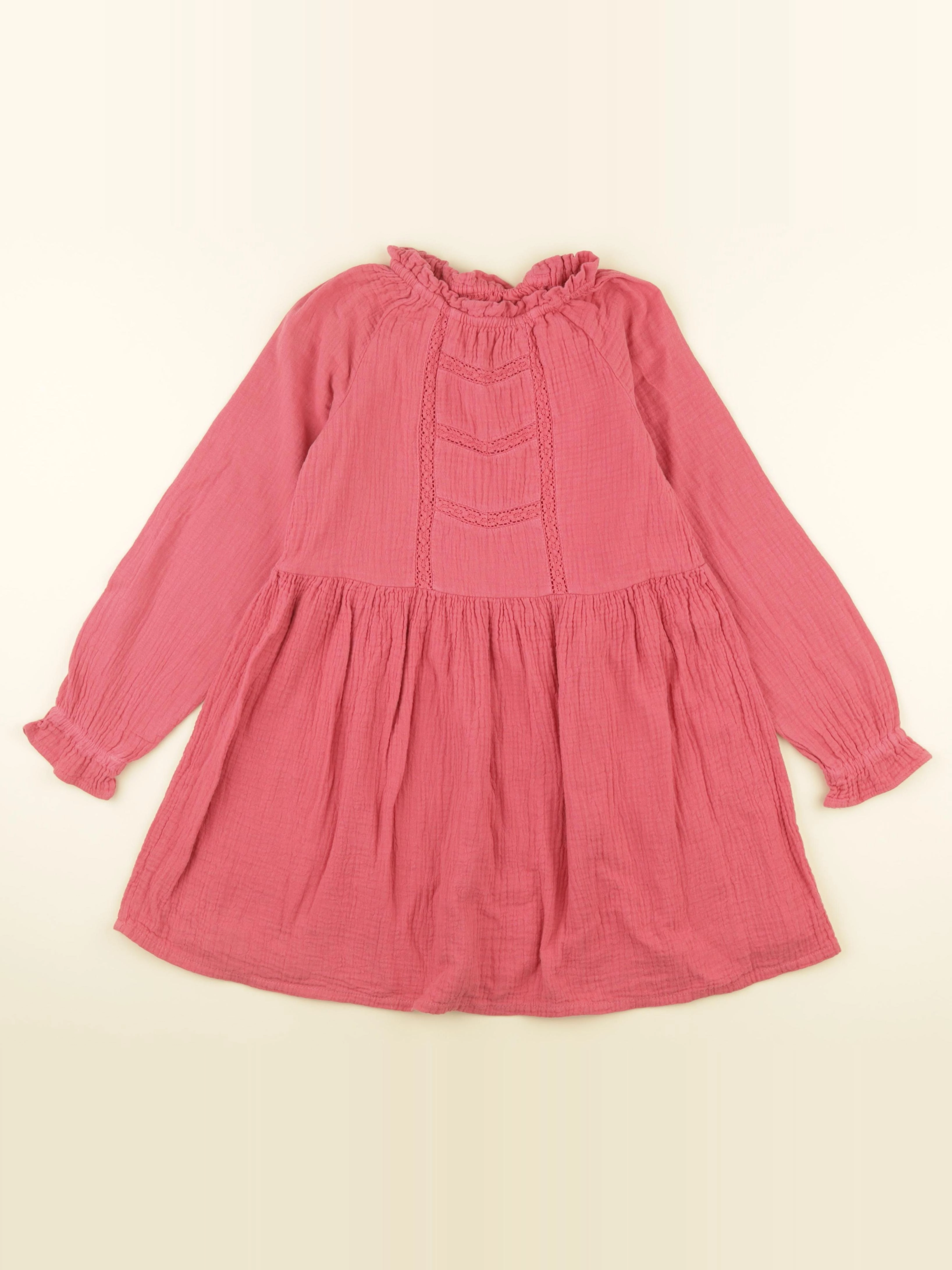 Sfera - robe rose - 7/8 ans