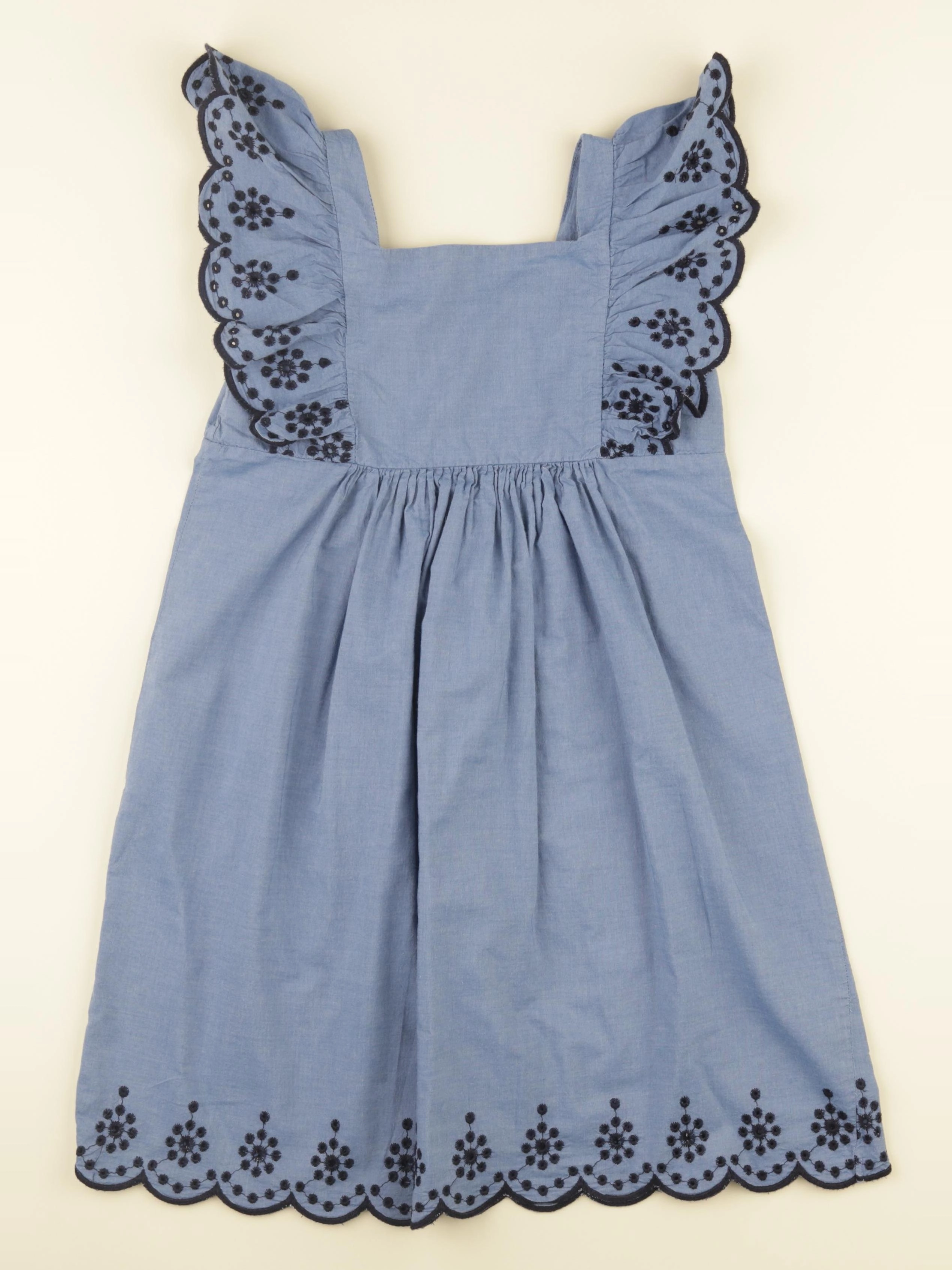 H&M - robe bleu - 8/9 ans