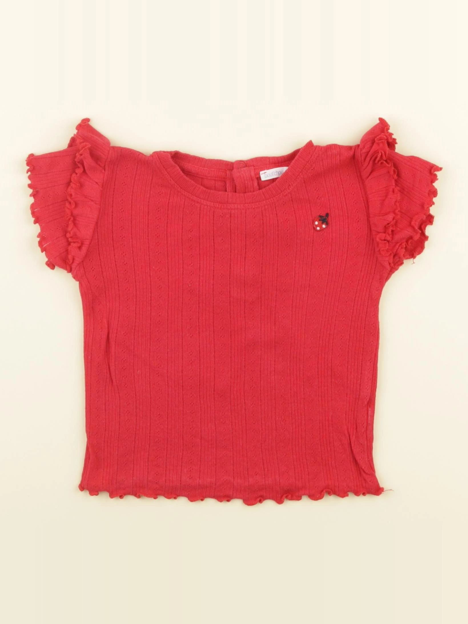 Boutchou - tee-shirt rouge - 18 mois