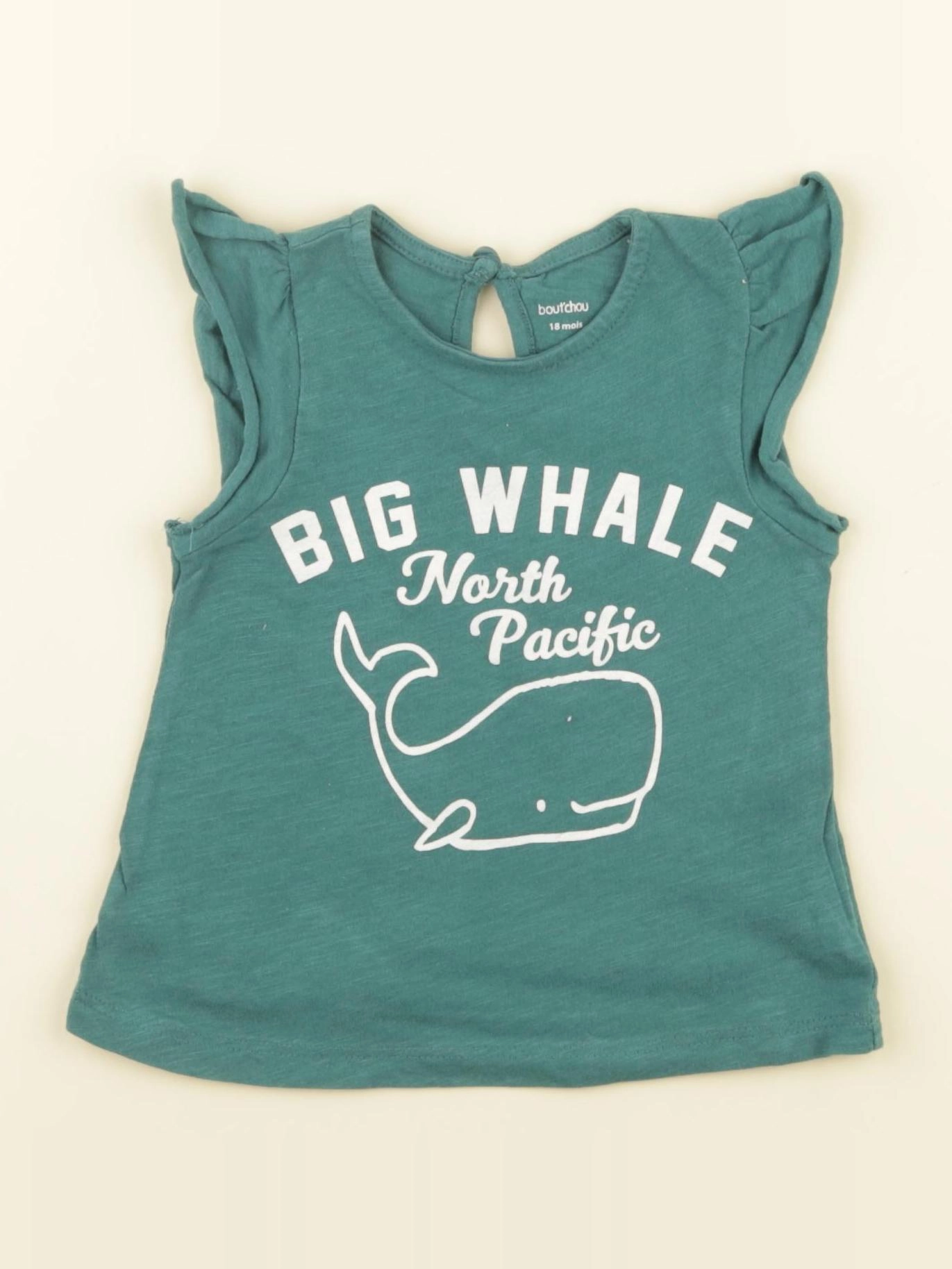 Boutchou - tee-shirt vert - 18 mois