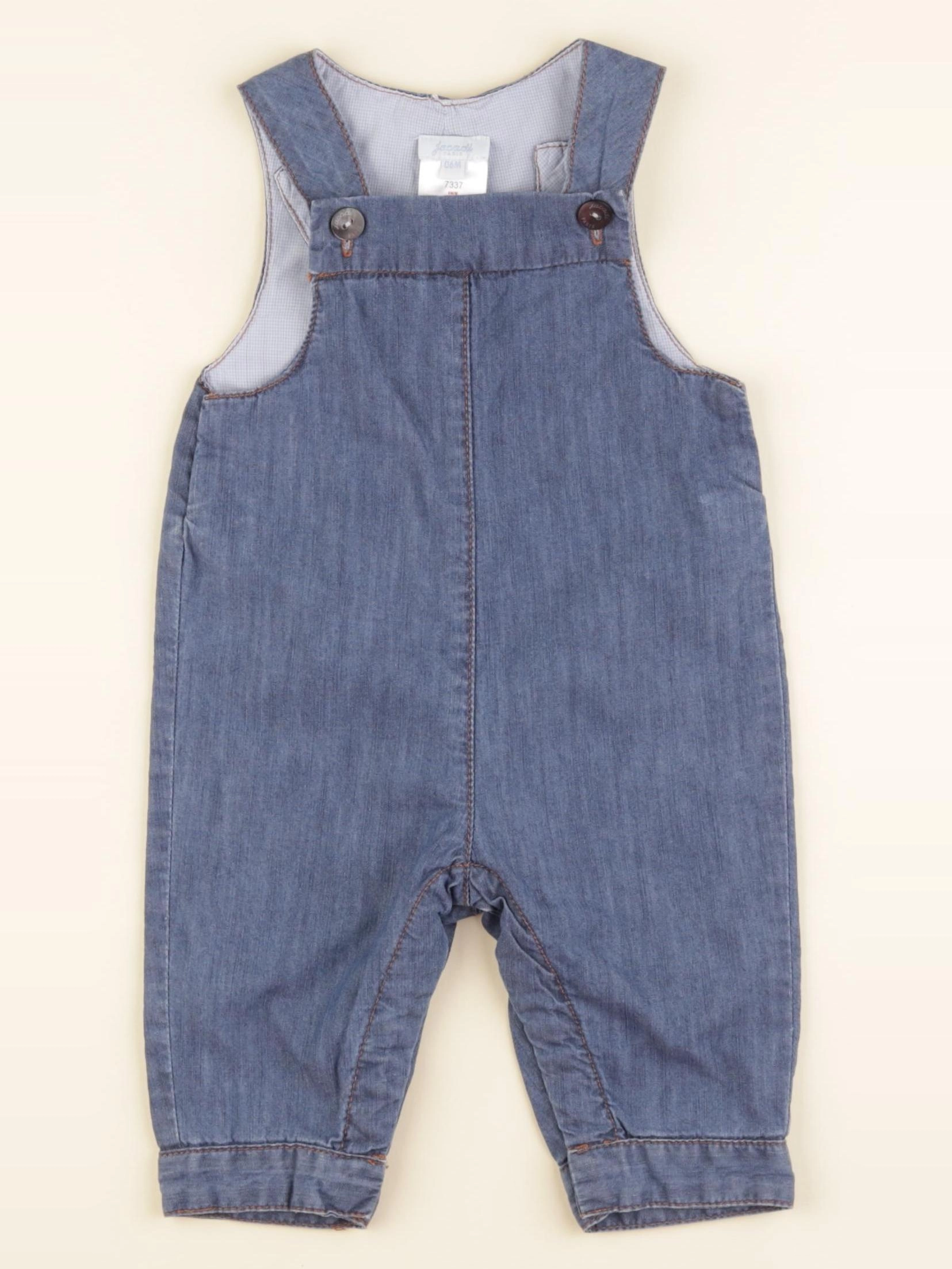 Jacadi - salopette bleu - 6 mois