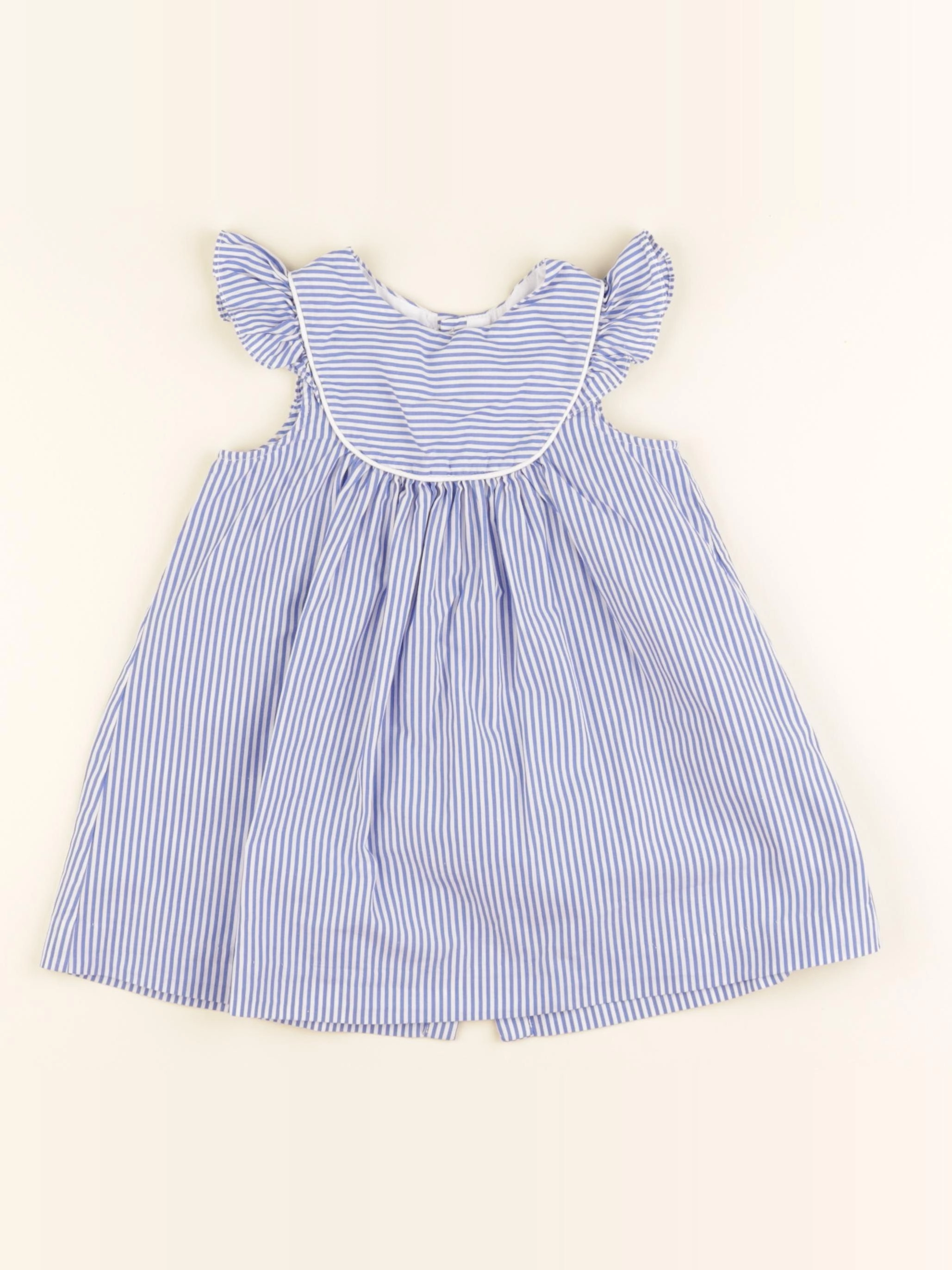 Jacadi - robe bleu, blanc - 18 mois