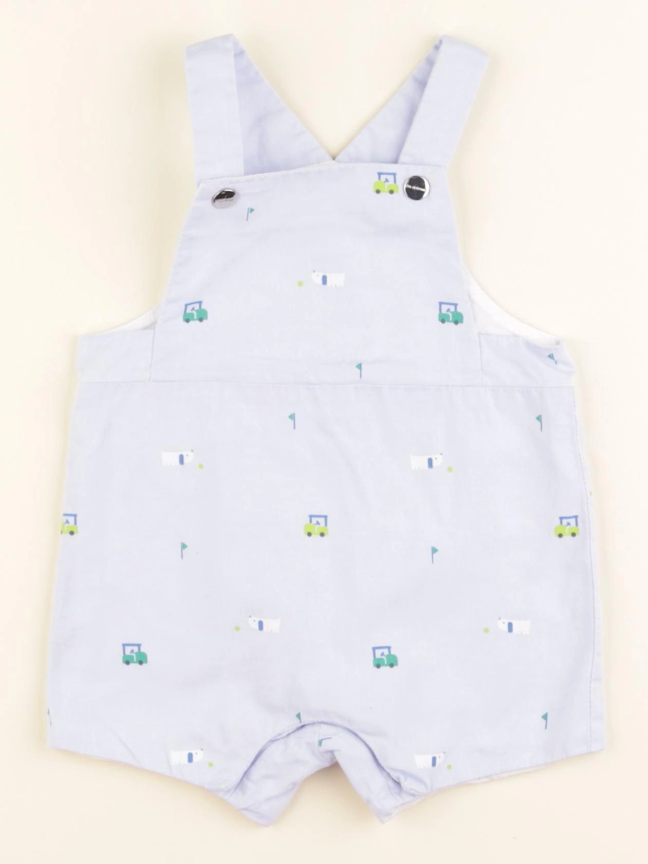 Jacadi - salopette bleu - 6 mois