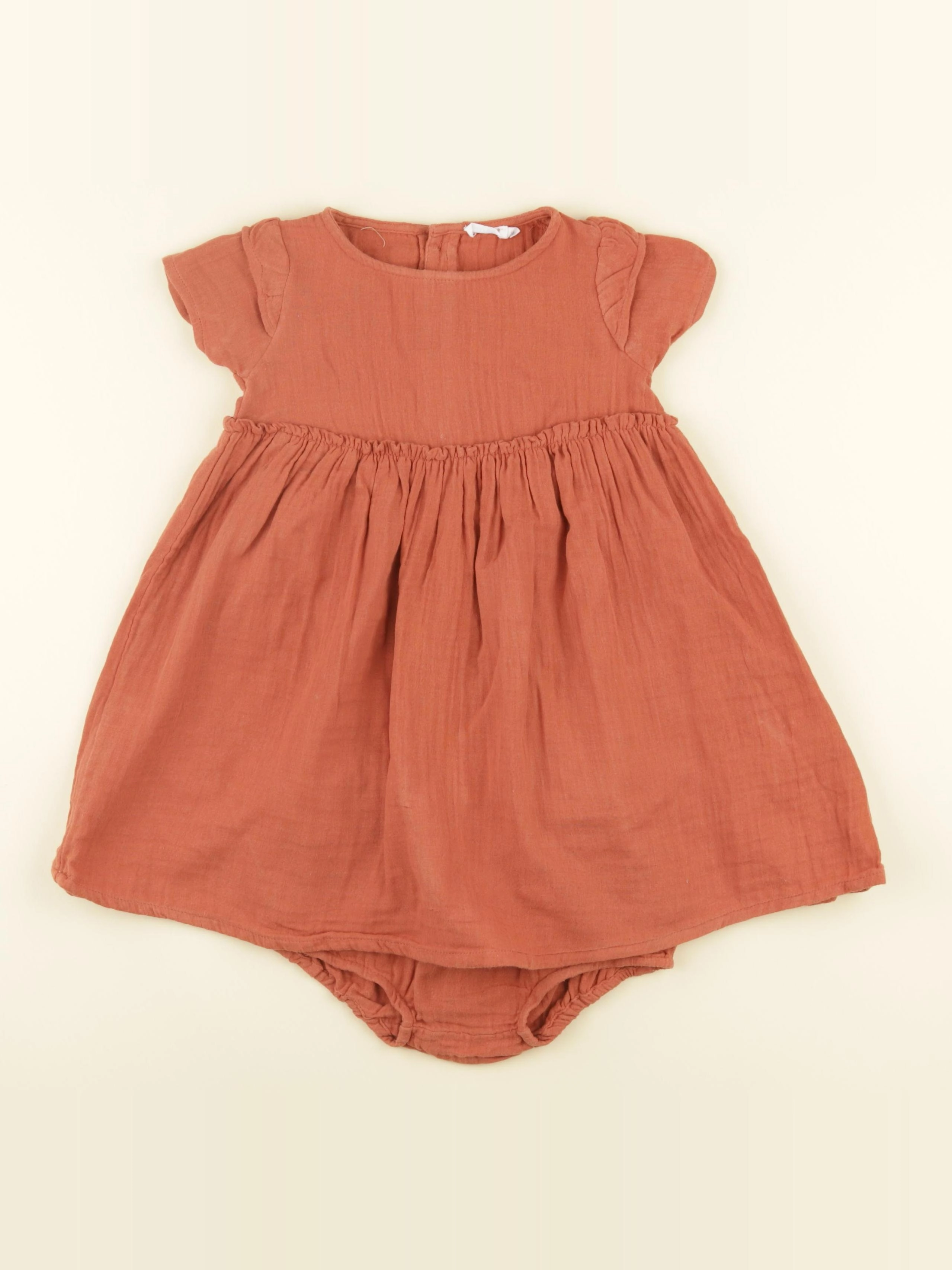 Boutchou - robe orange - 18 mois