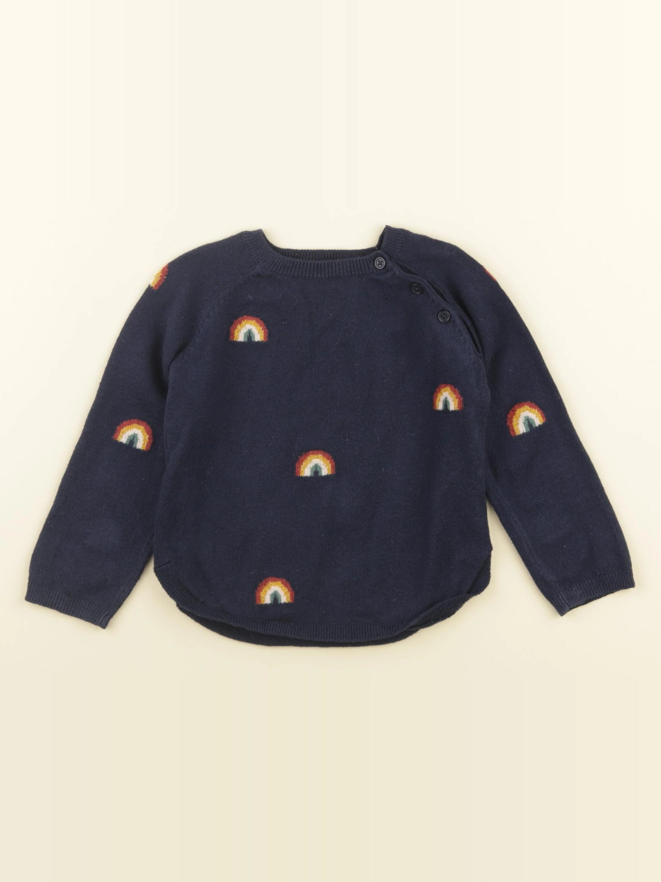Boutchou - pull bleu - 24 mois
