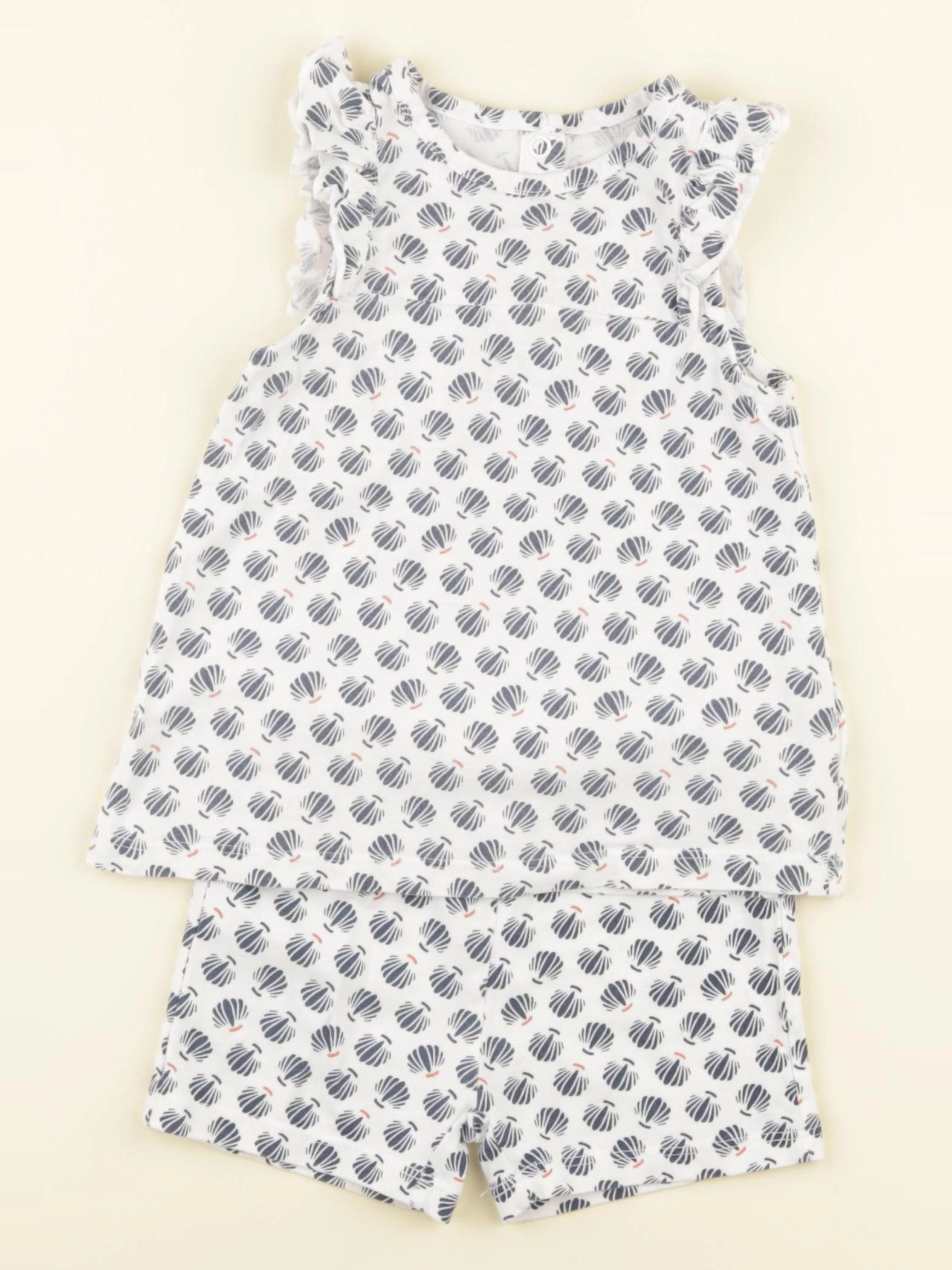 La Redoute - pyjama coton bleu - 18 mois