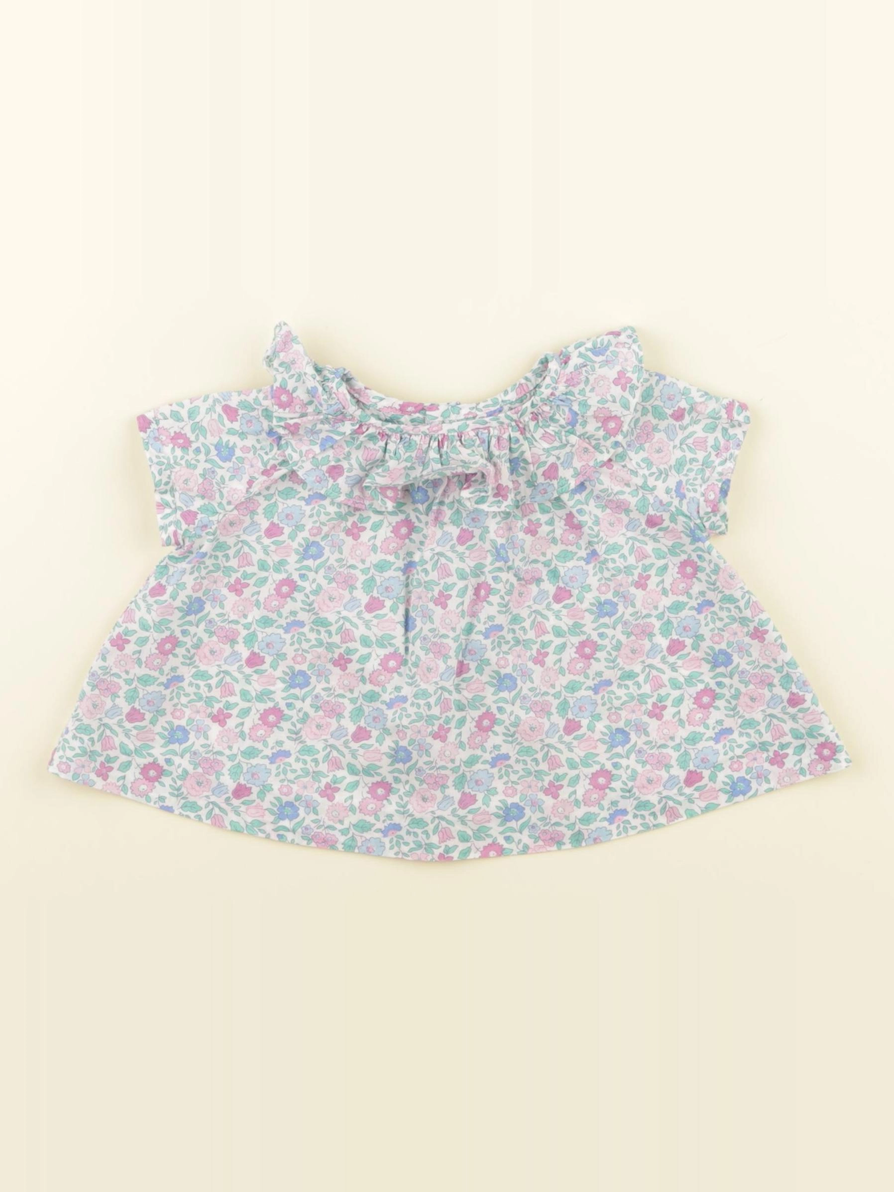 Jacadi - blouse liberty multicolore - 3 mois