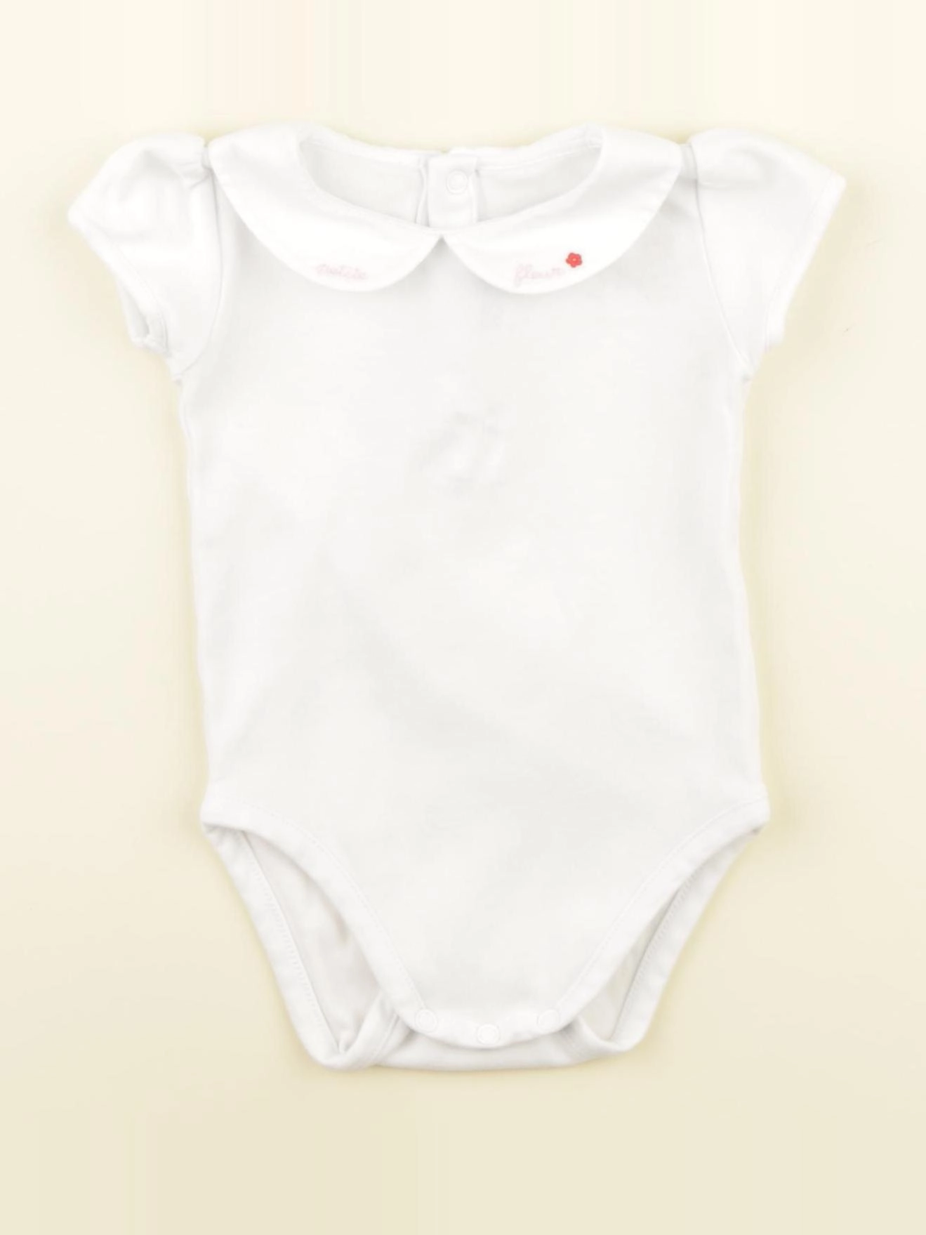 Jacadi - body à col blanc - 12 mois