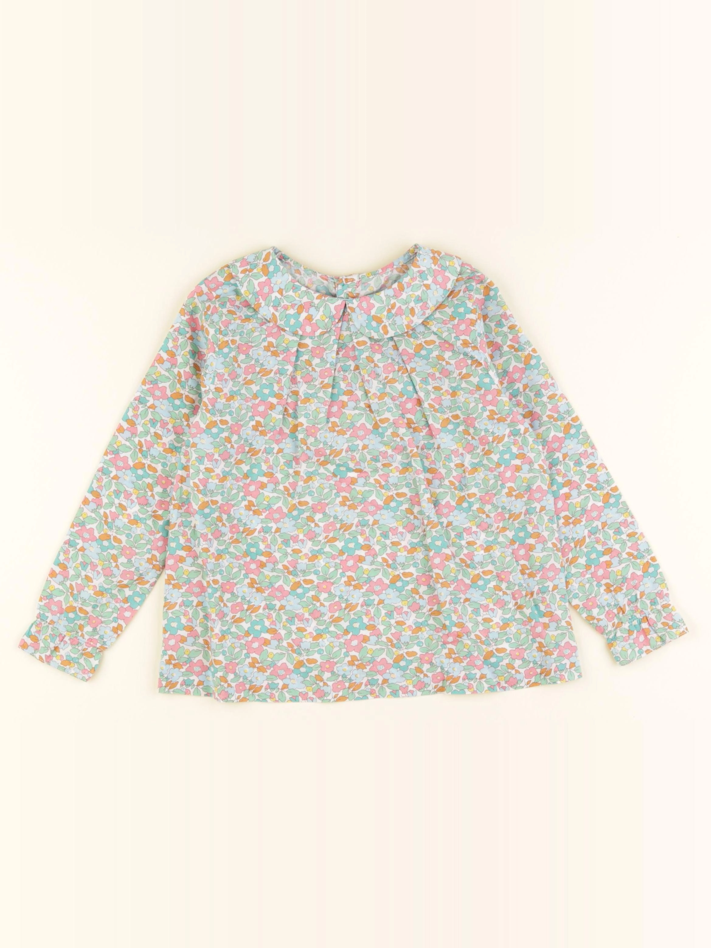 Jacadi - blouse liberty vert - 4 ans