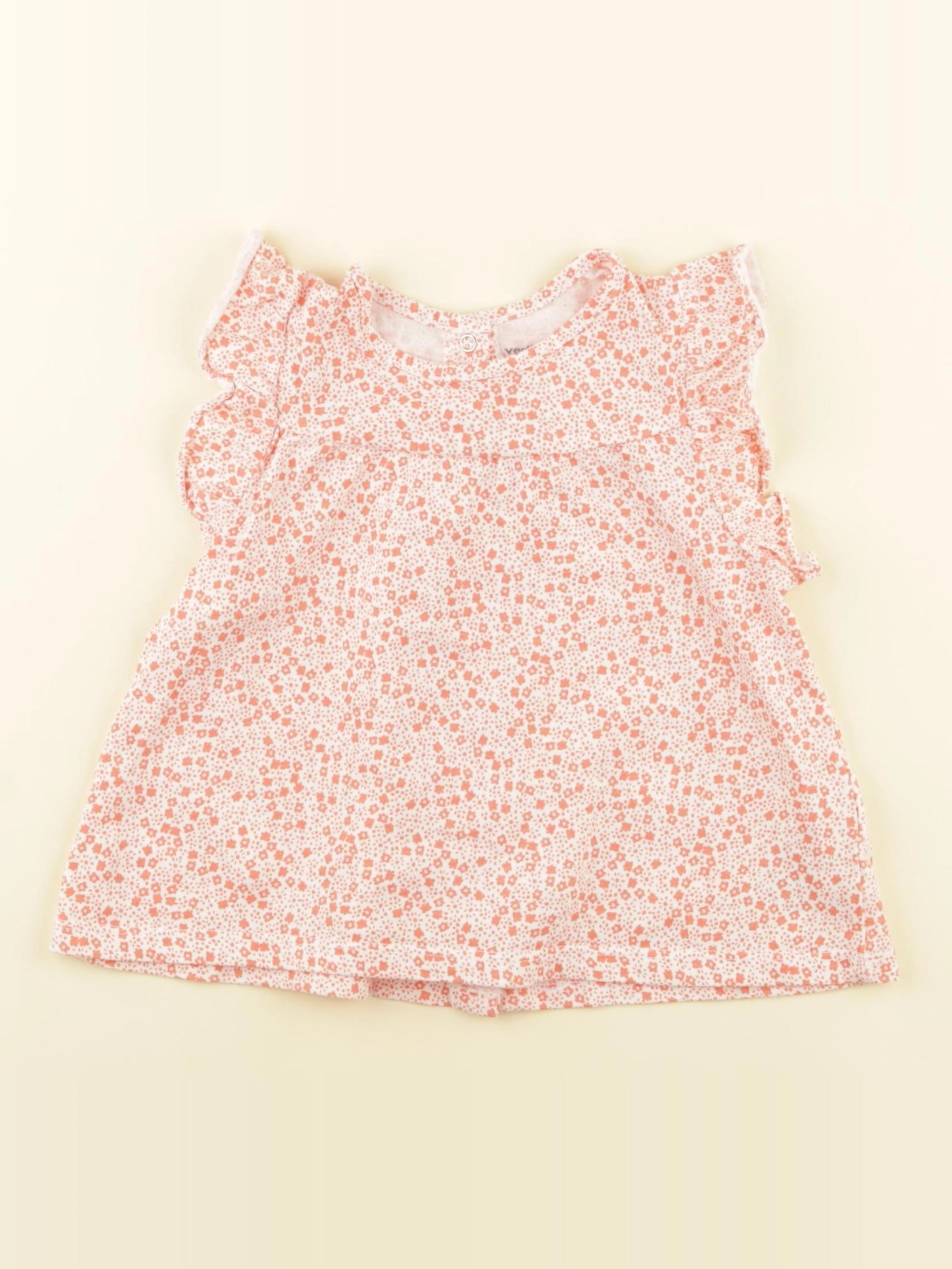 Vertbaudet - tee-shirt orange - 24 mois