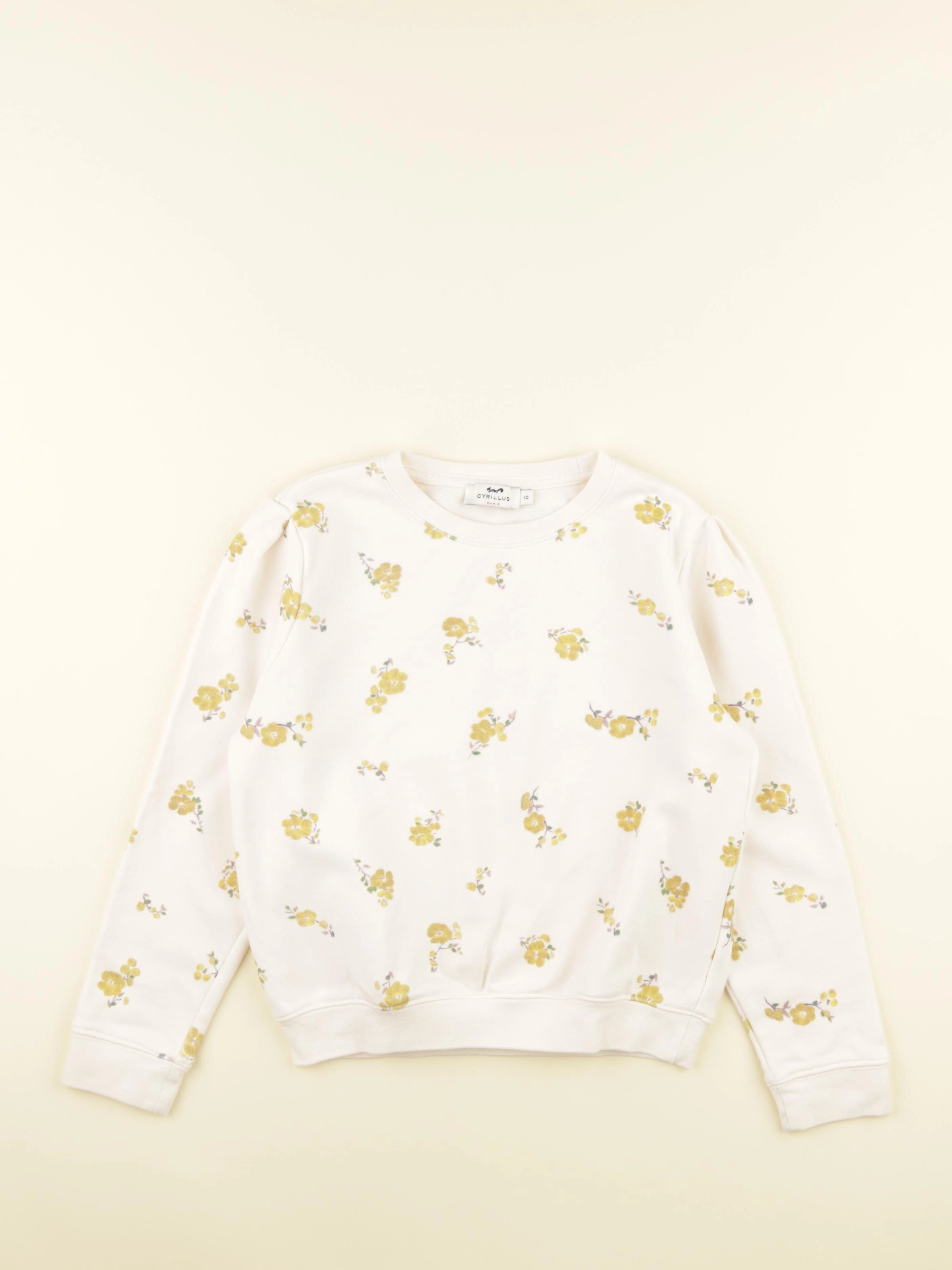 Cyrillus - sweat beige - 10 ans