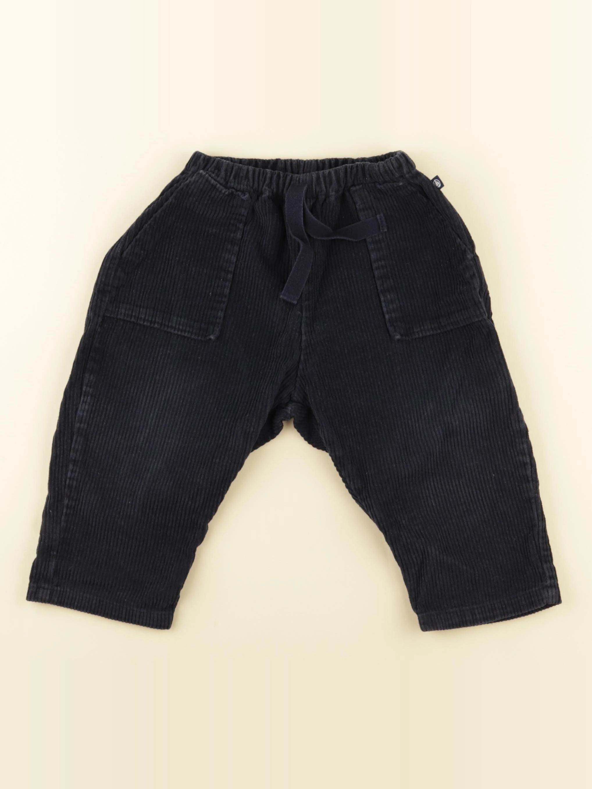 Petit Bateau - pantalon bleu - 24 mois