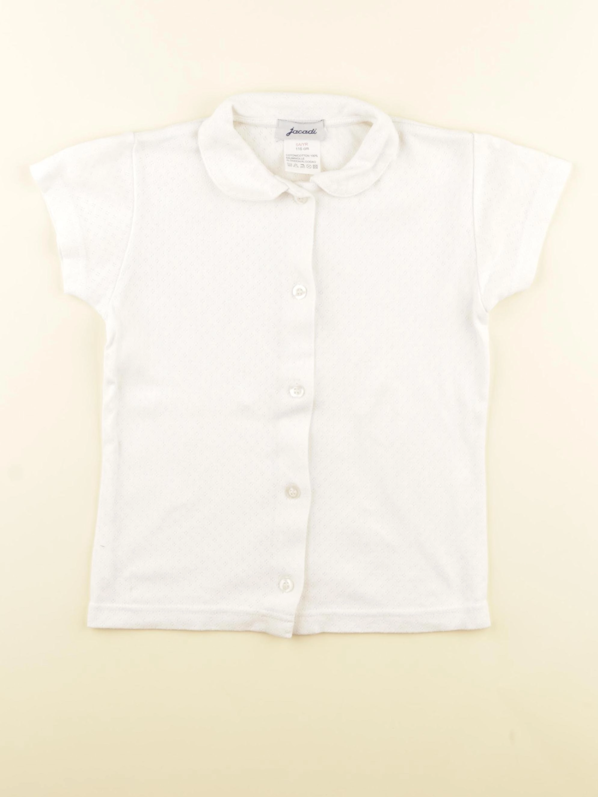 Jacadi - chemise blanc - 6 ans