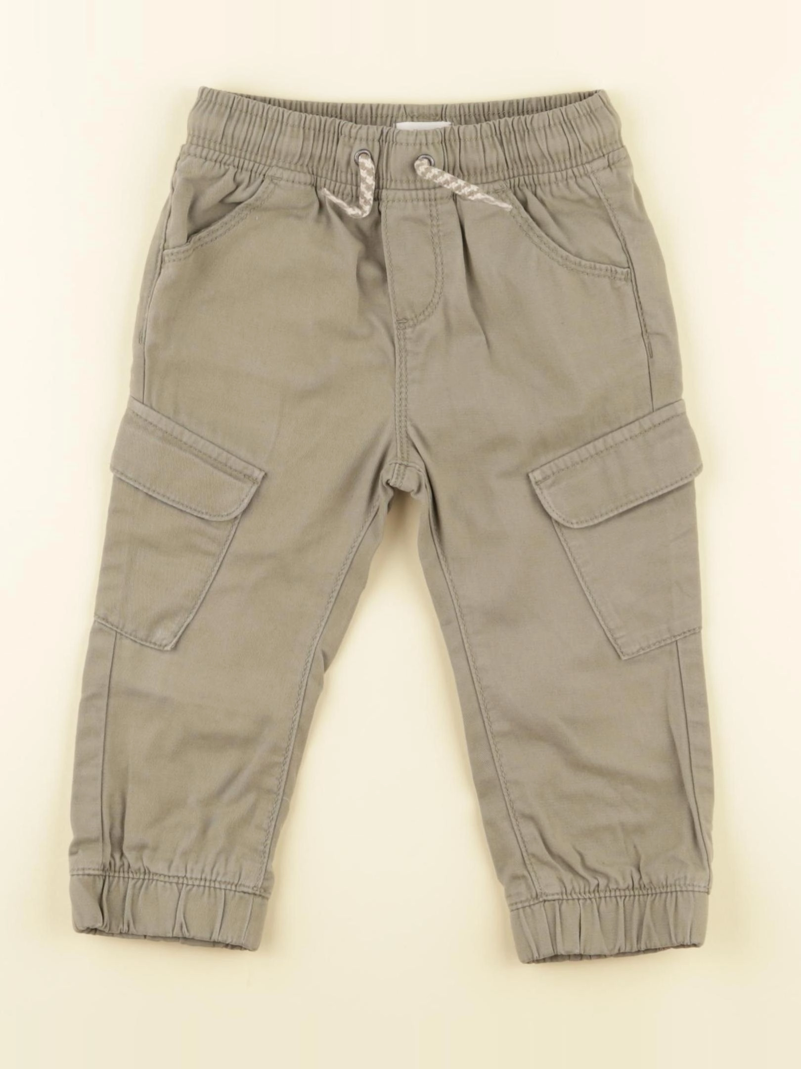Vertbaudet - pantalon vert - 18 mois
