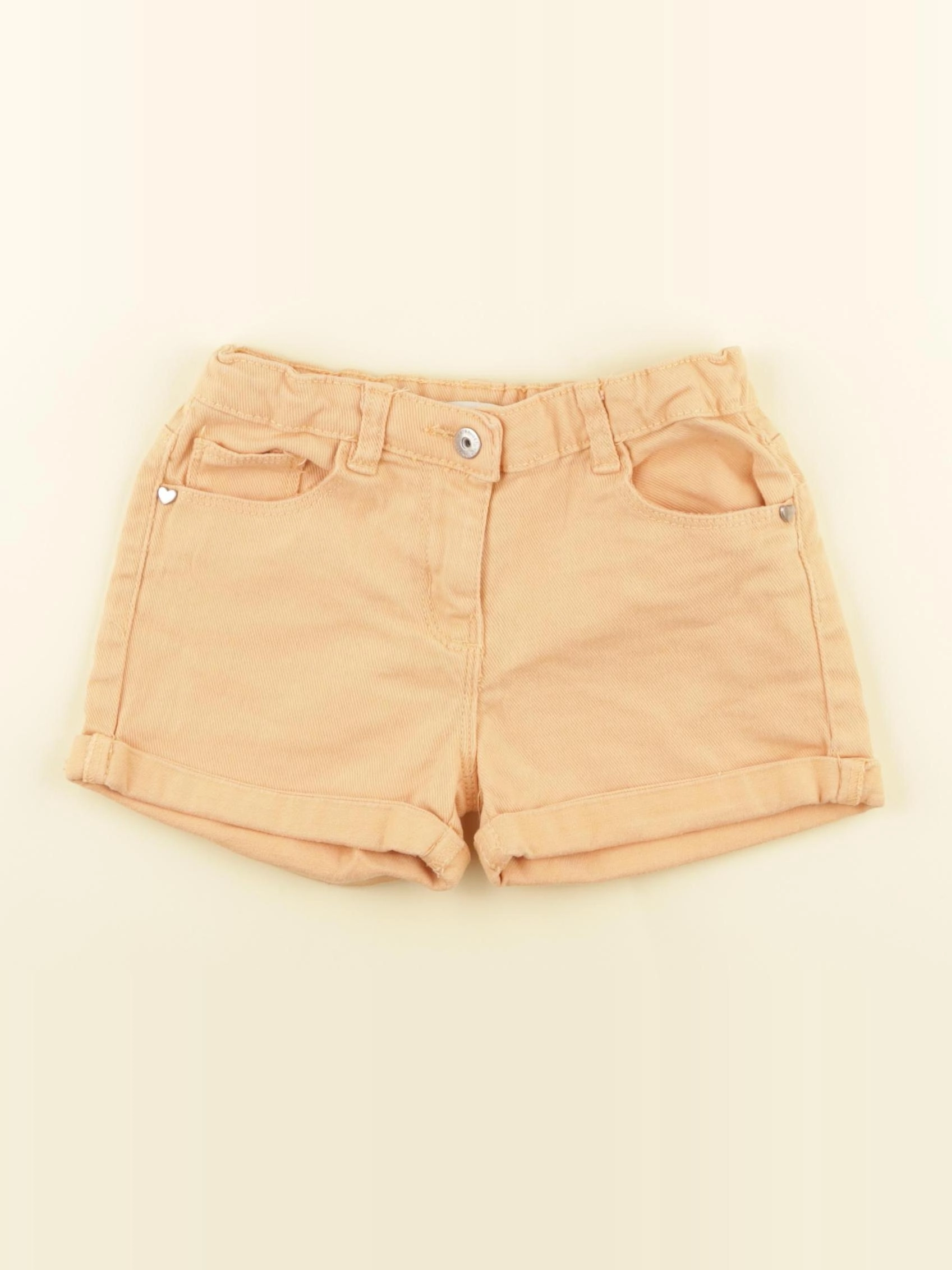 Vertbaudet - short orange - 6 ans