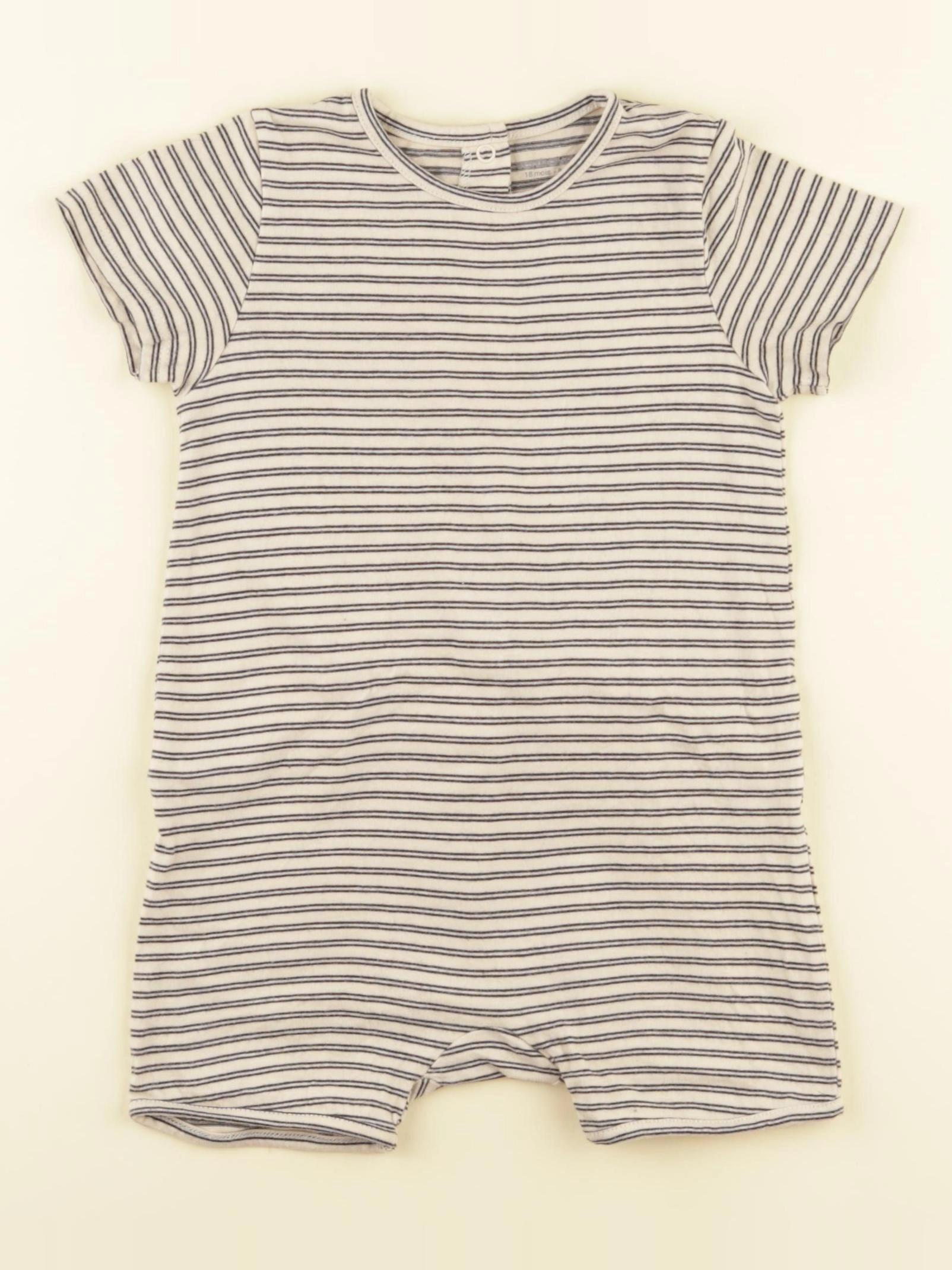 Vertbaudet - combinaison beige - 18 mois