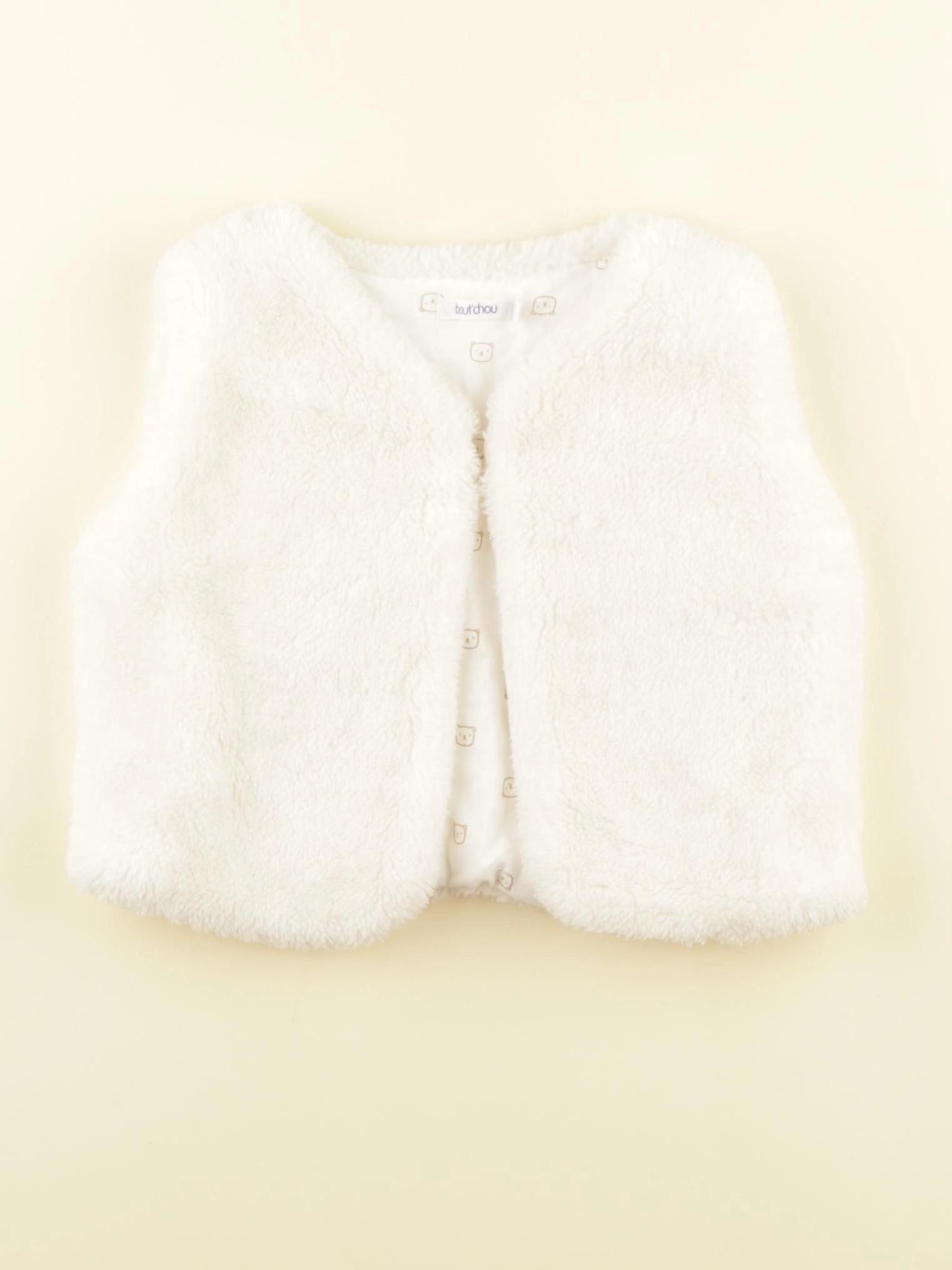 Boutchou - gilet beige - 18 mois