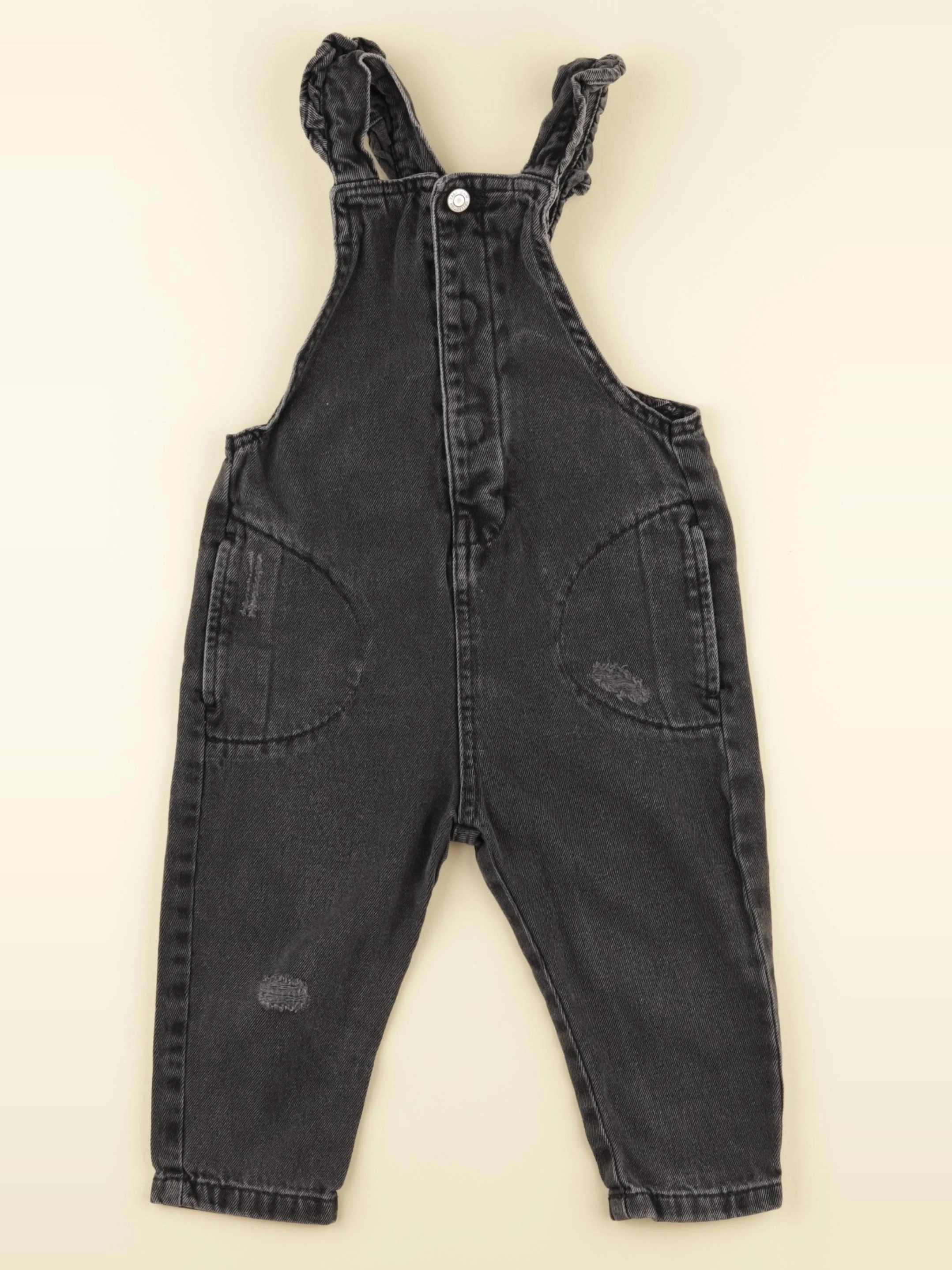 Zara - salopette gris - 18/24 mois