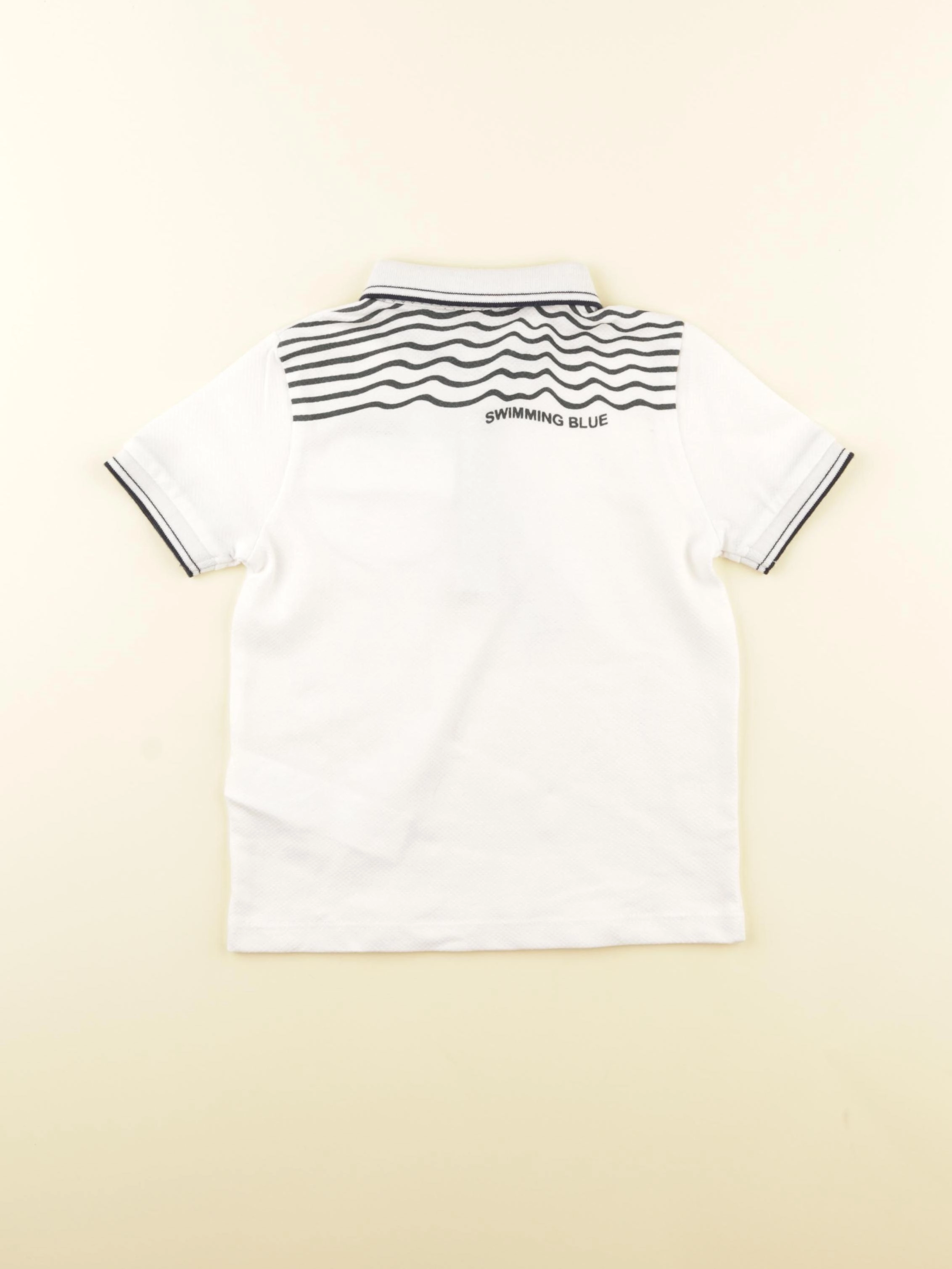 IKKS - polo imprimé au dos blanc - 2 ans