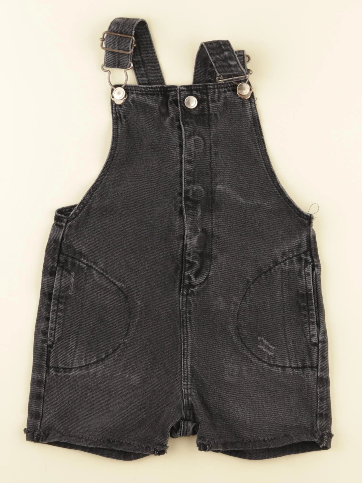 Zara - salopette gris - 12/18 mois