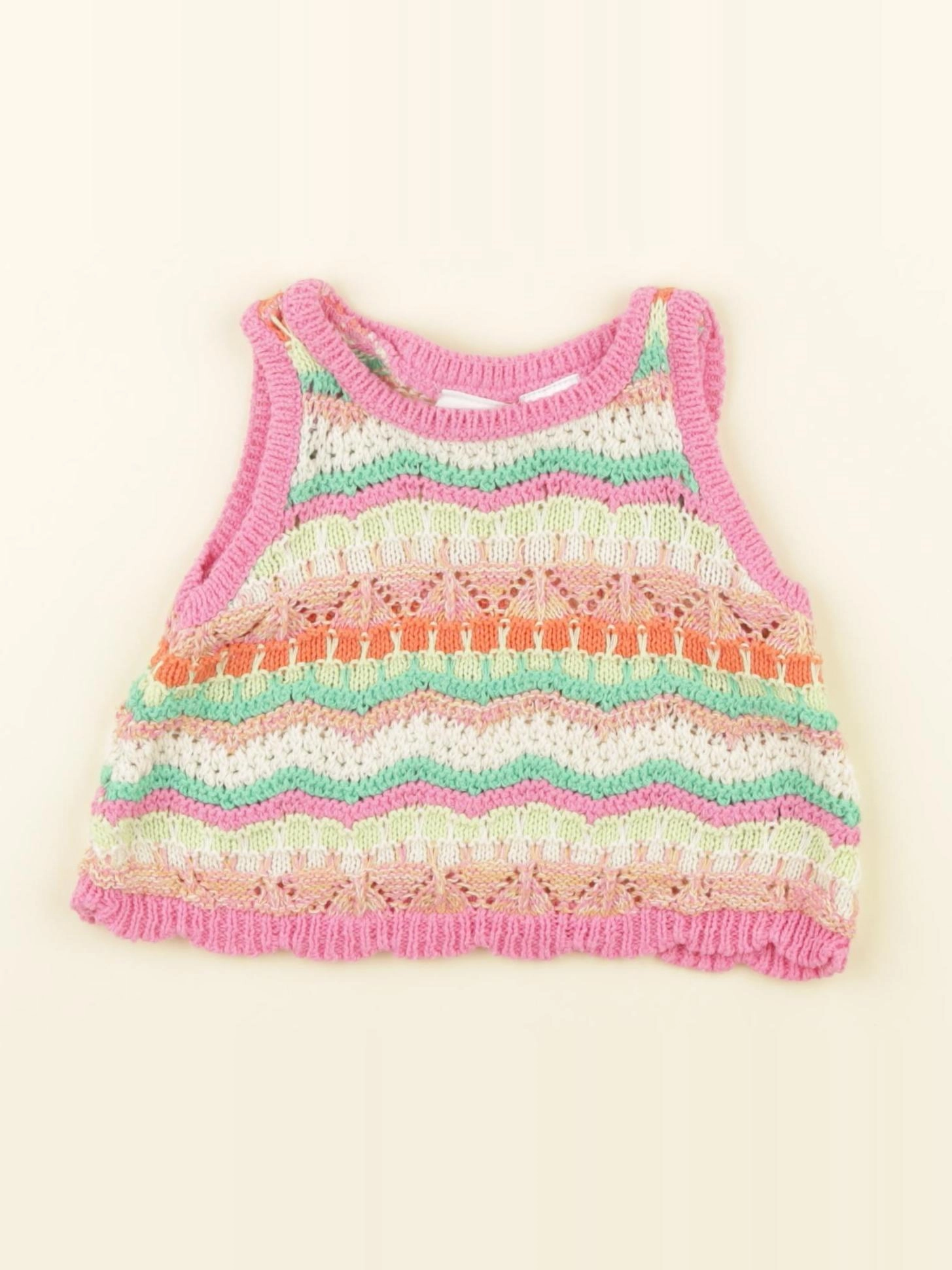 Zara - débardeur multicolore - 12/18 mois