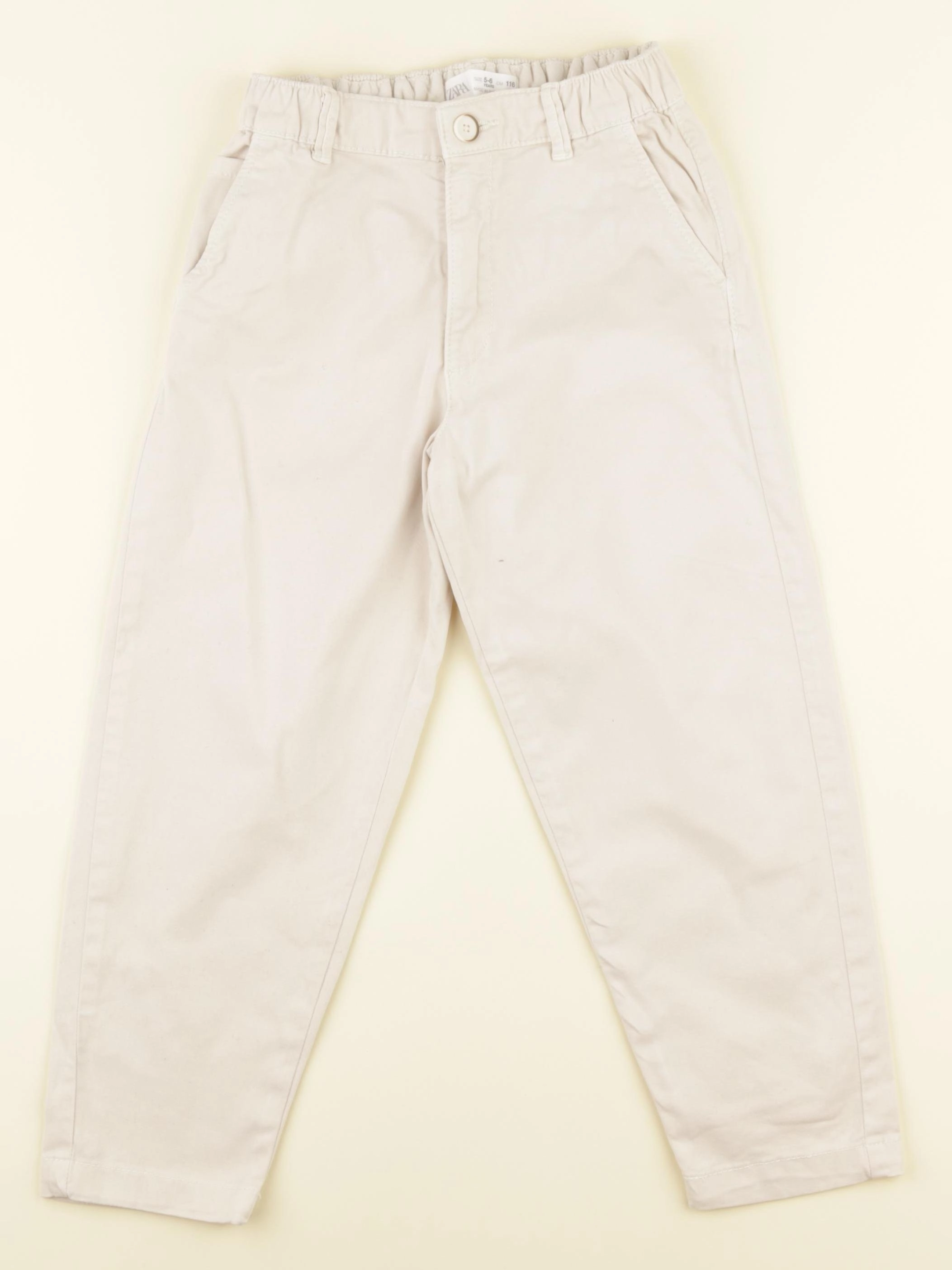 Zara - pantalon beige - 5/6 ans