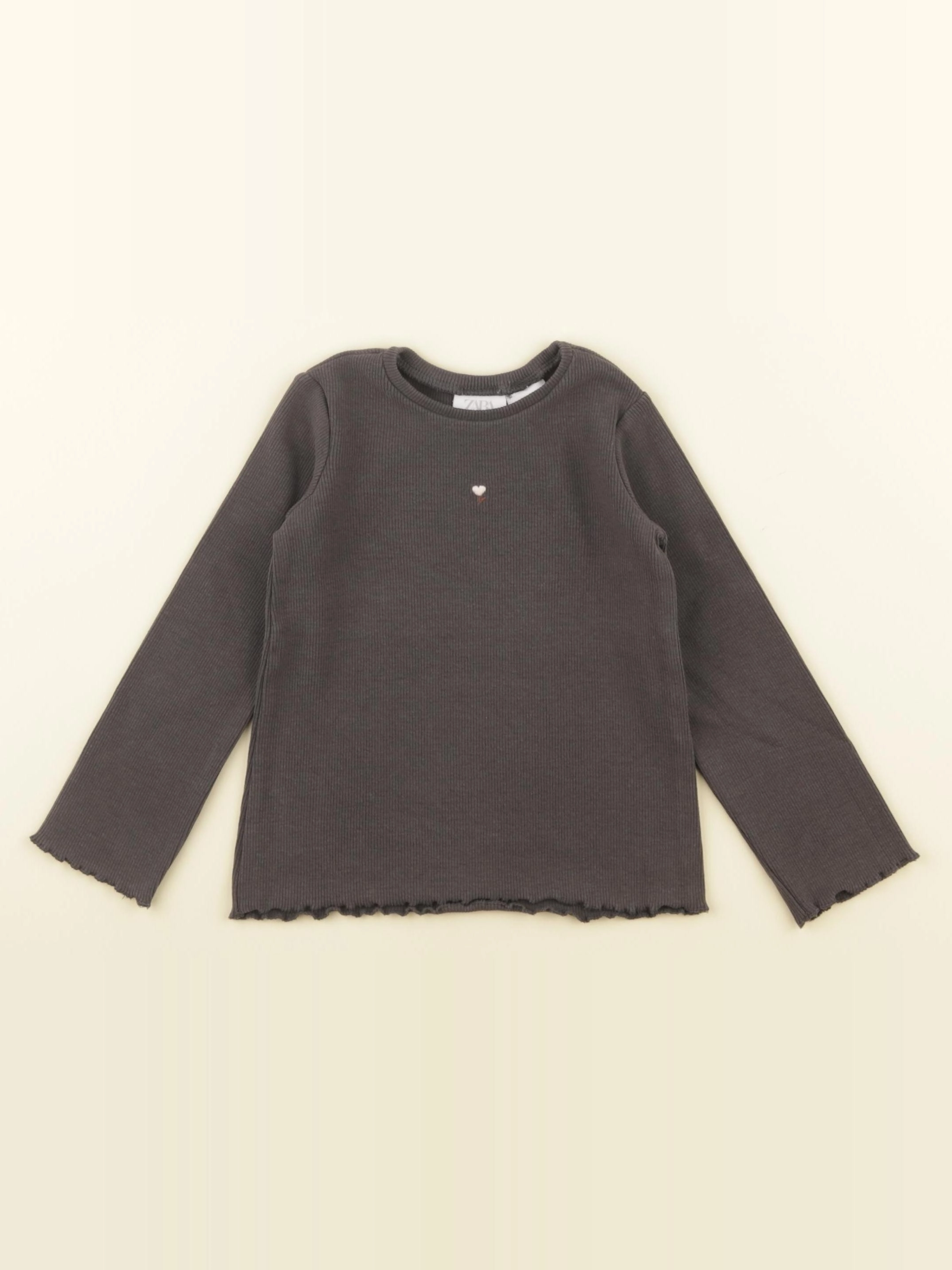 Zara - tee-shirt gris - 18/24 mois