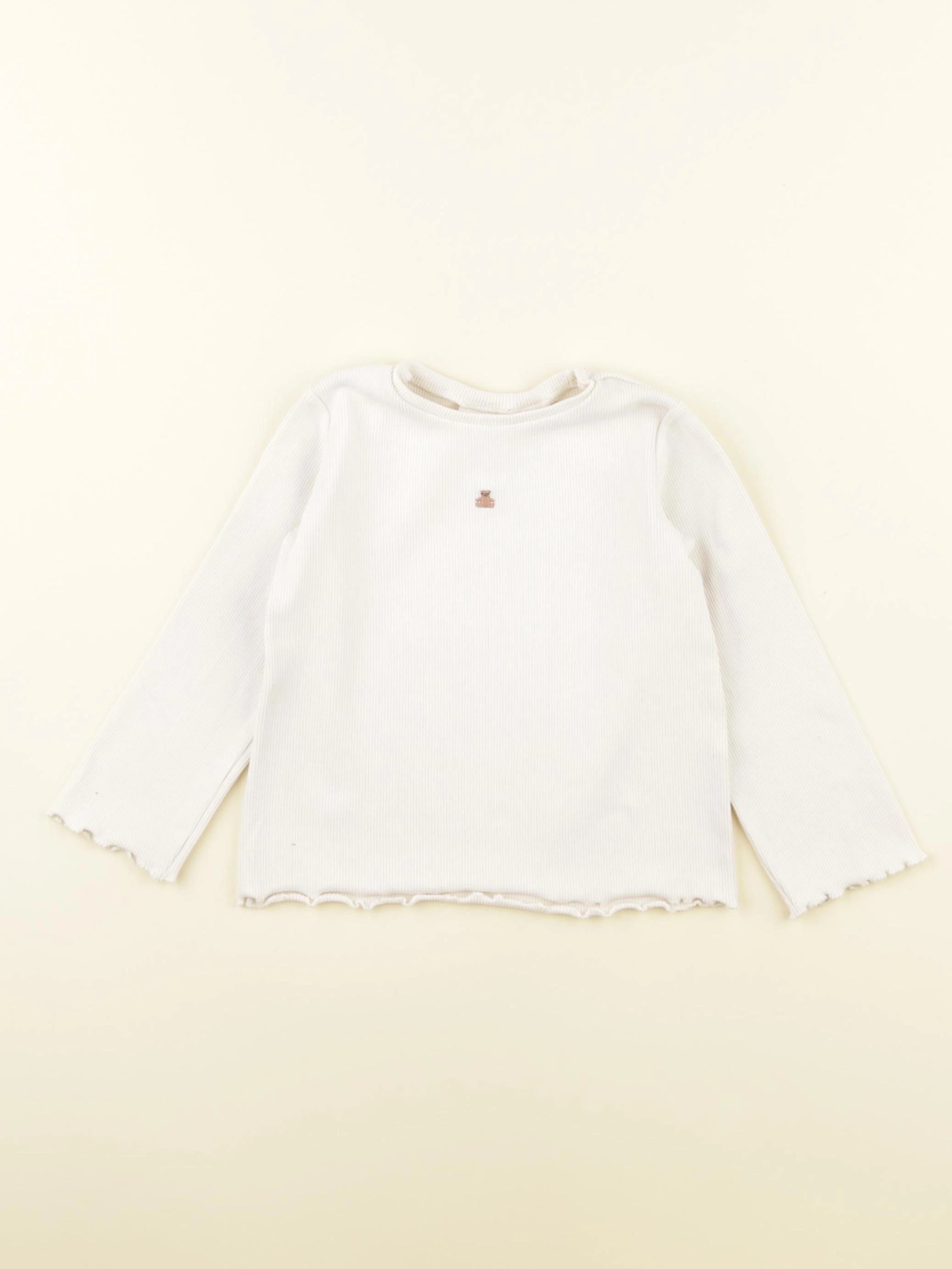 Zara - tee-shirt blanc - 18/24 mois