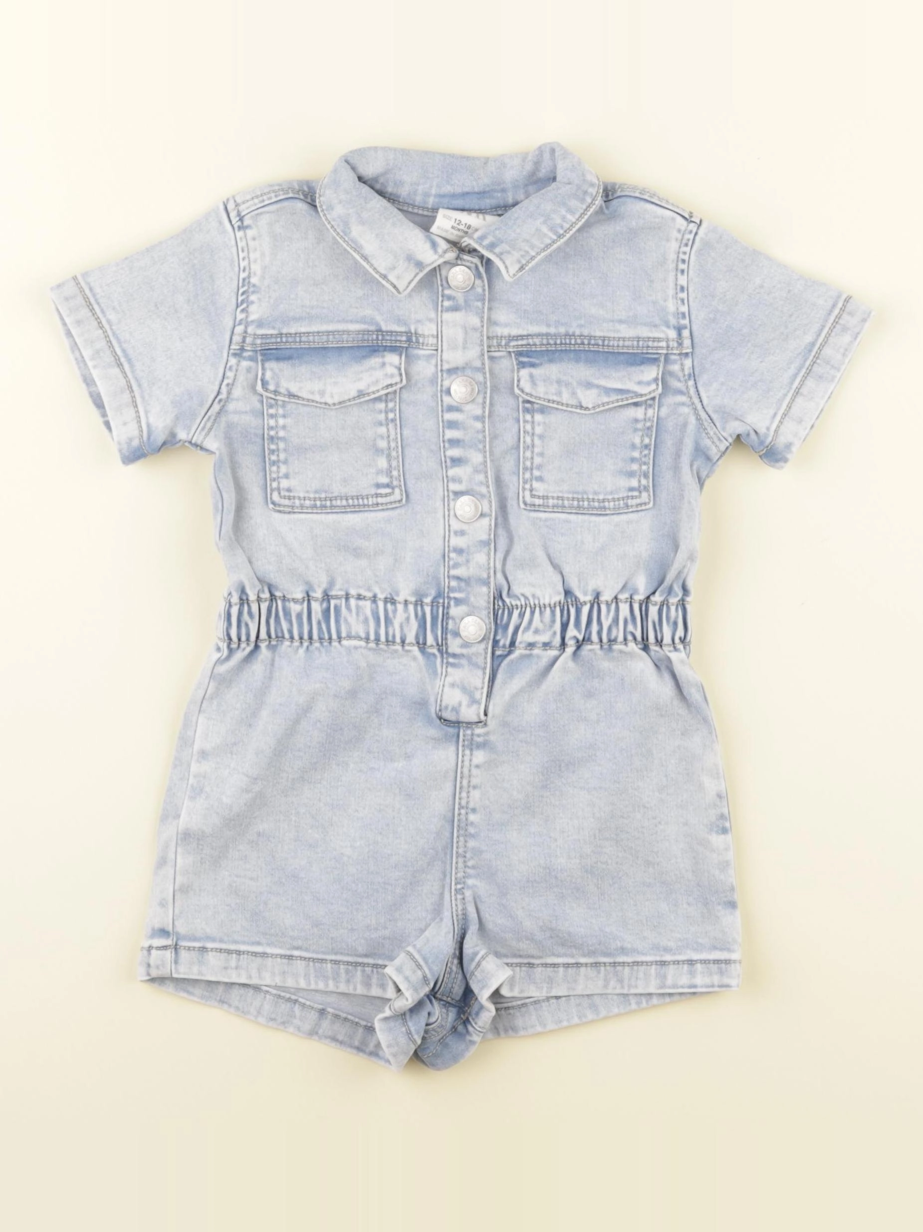 Zara - combinaison bleu - 12/18 mois