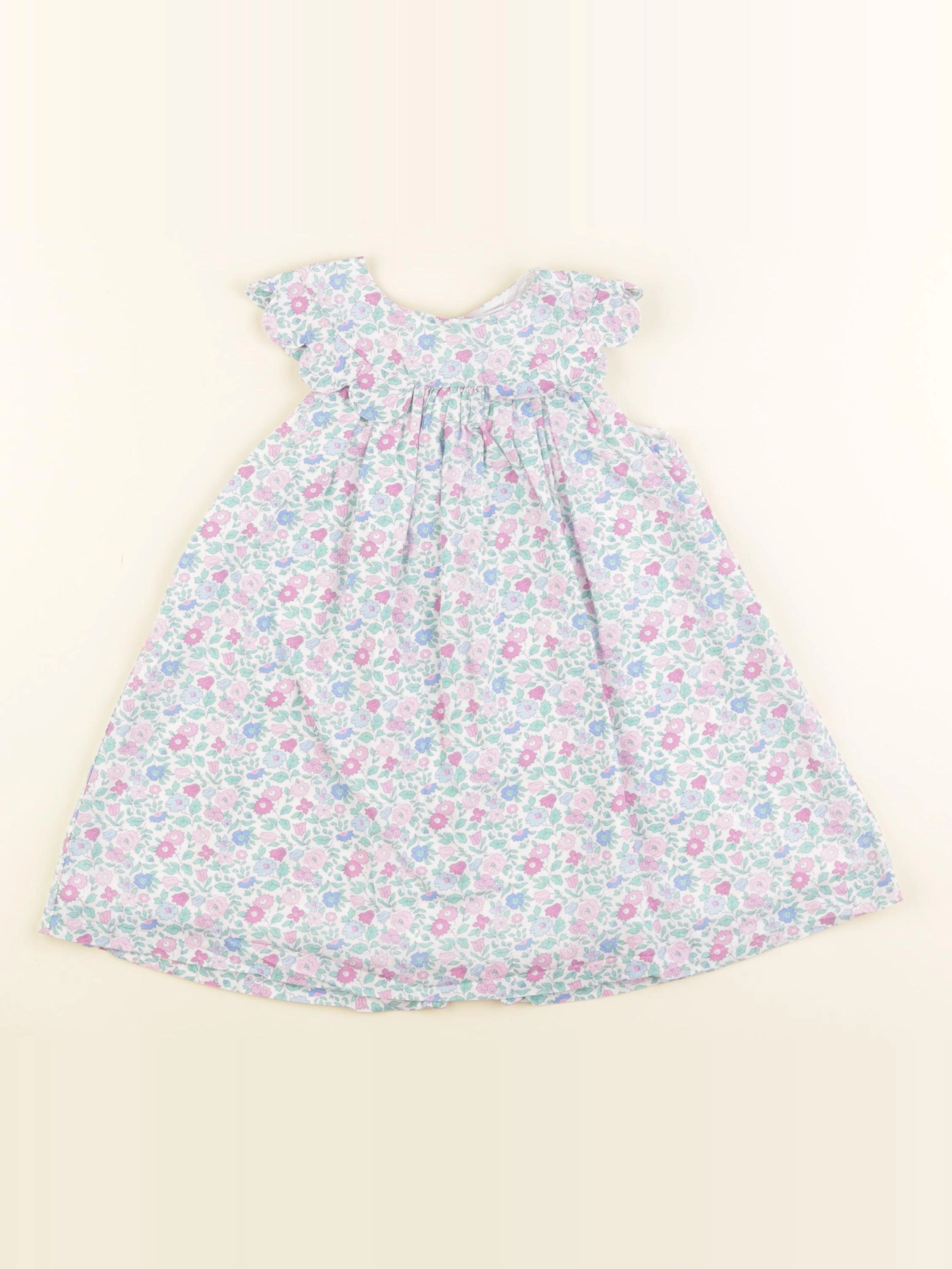 Jacadi - robe liberty multicolore - 24 mois