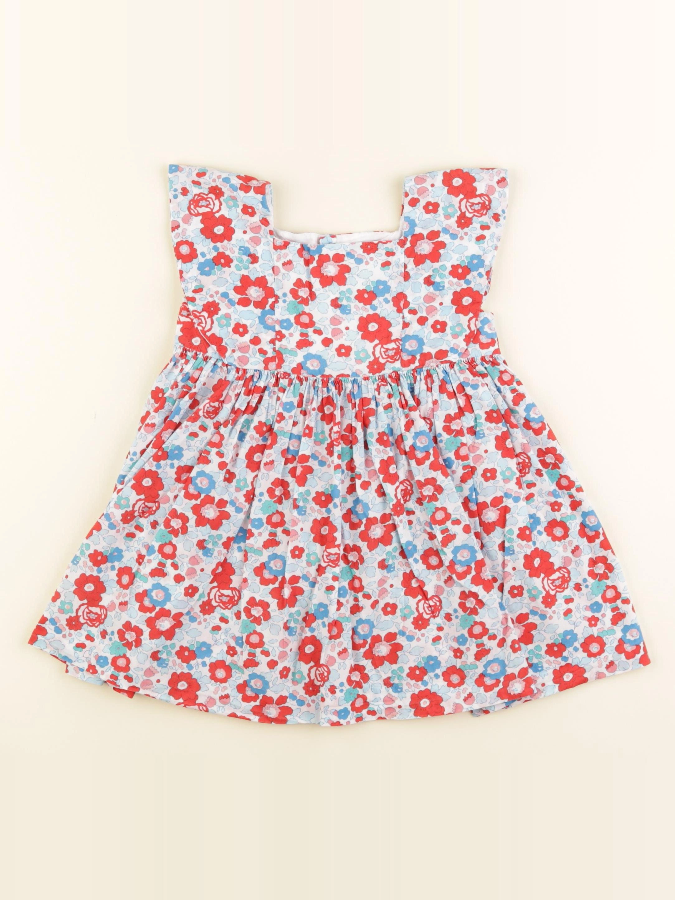 Jacadi - robe liberty multicolore - 24 mois