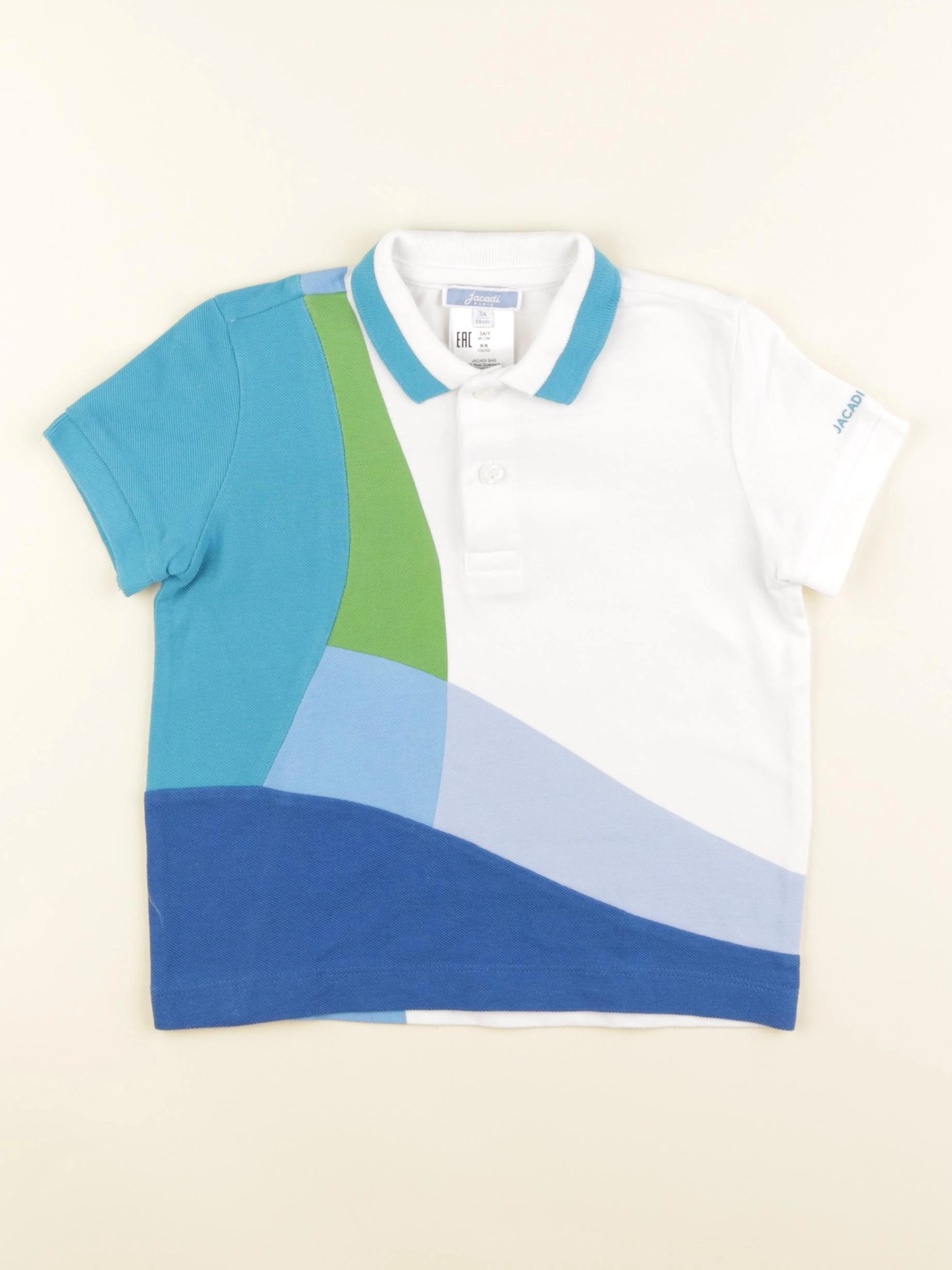 Jacadi - polo blanc - 3 ans