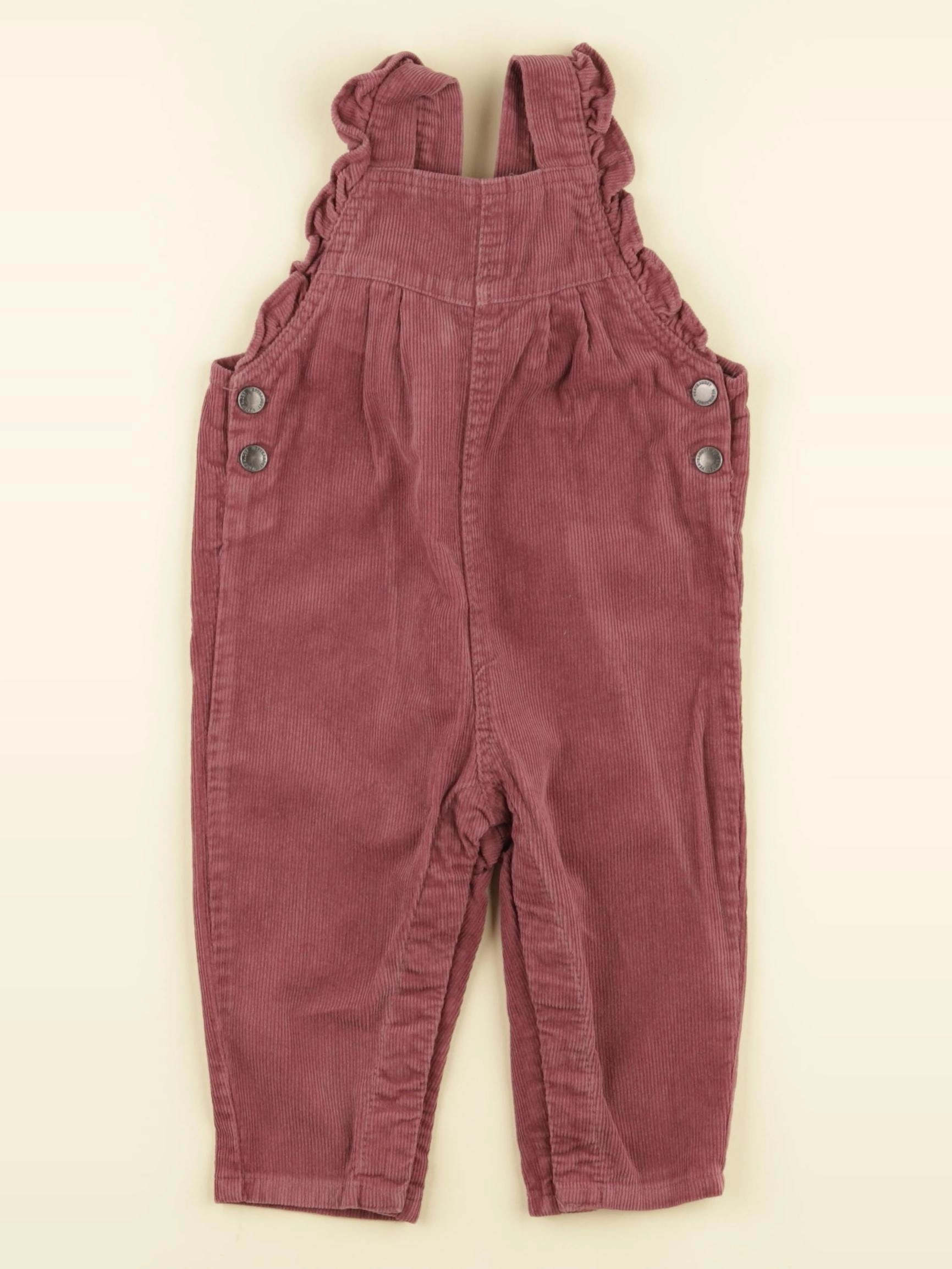 Vertbaudet - salopette violet - 6 mois