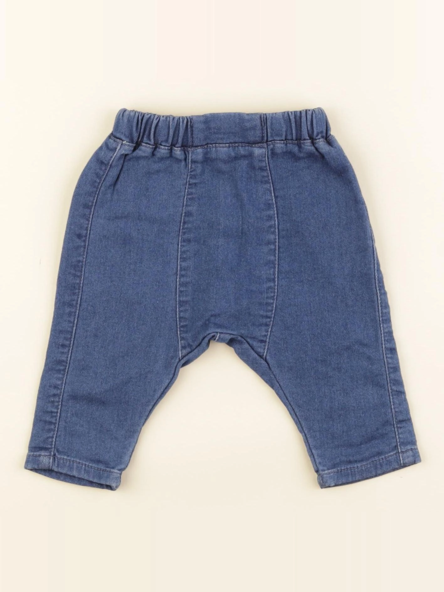 Vertbaudet - sarouel bleu - 1 mois