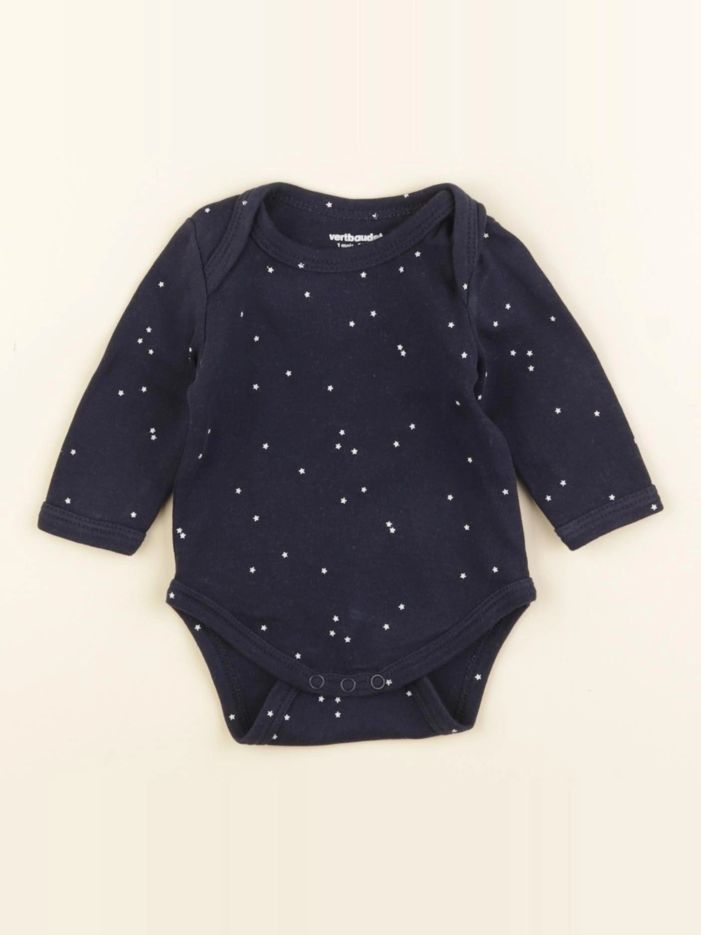 Vertbaudet - body bleu - 1 mois