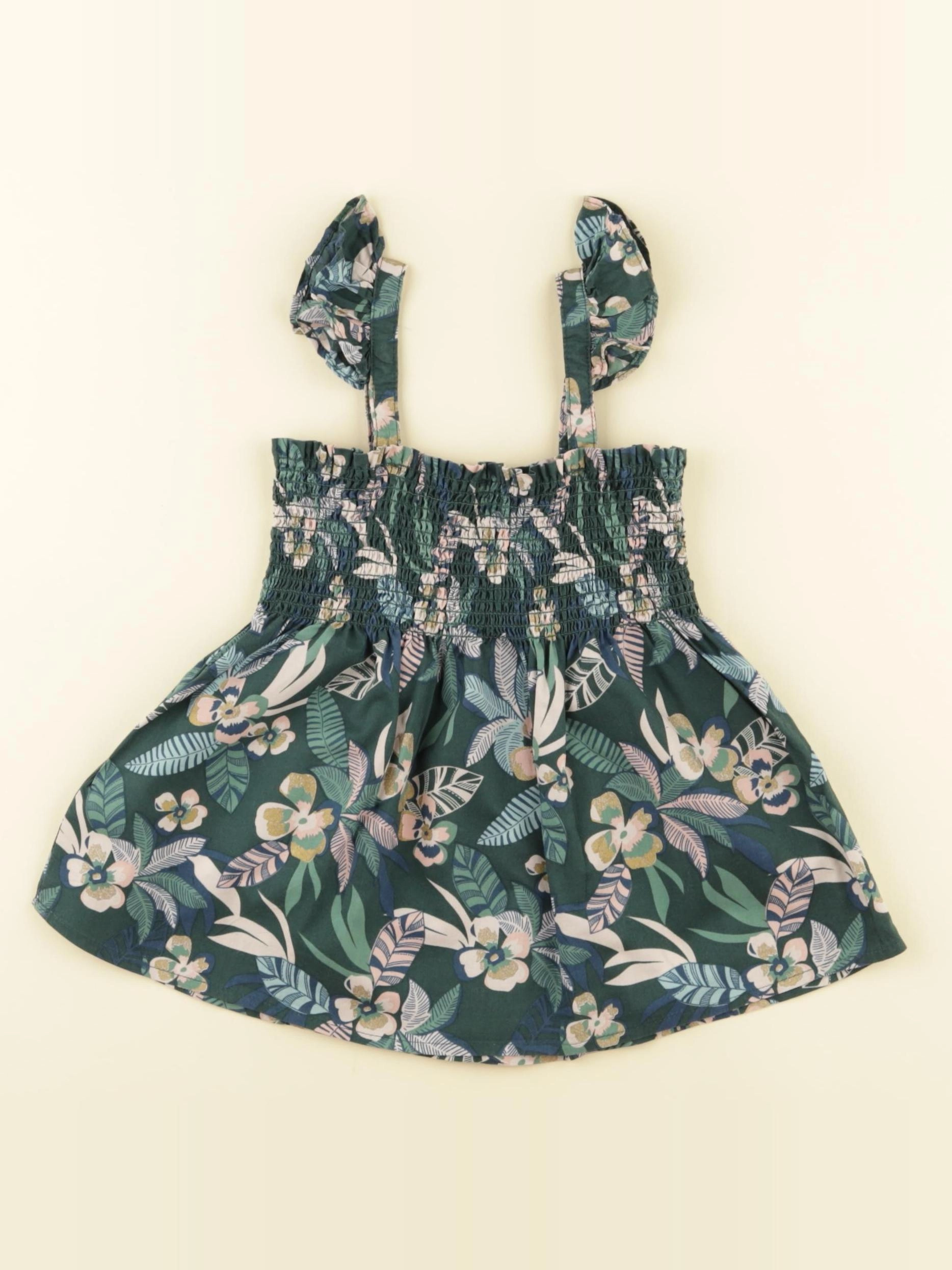 Vertbaudet - blouse vert - 4 ans