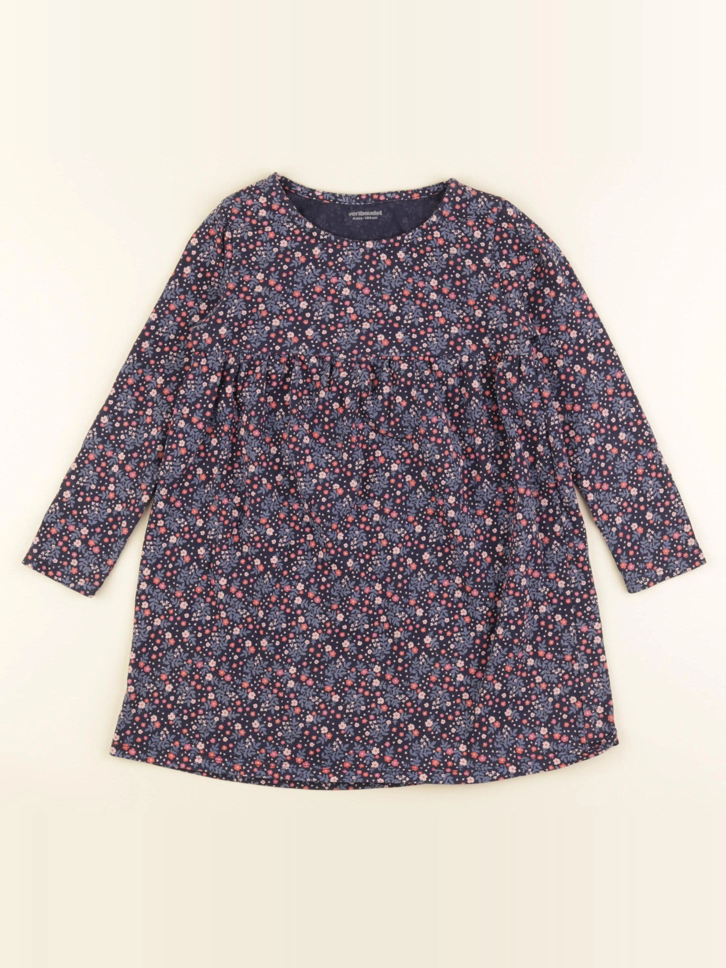 Vertbaudet - robe bleu - 4 ans