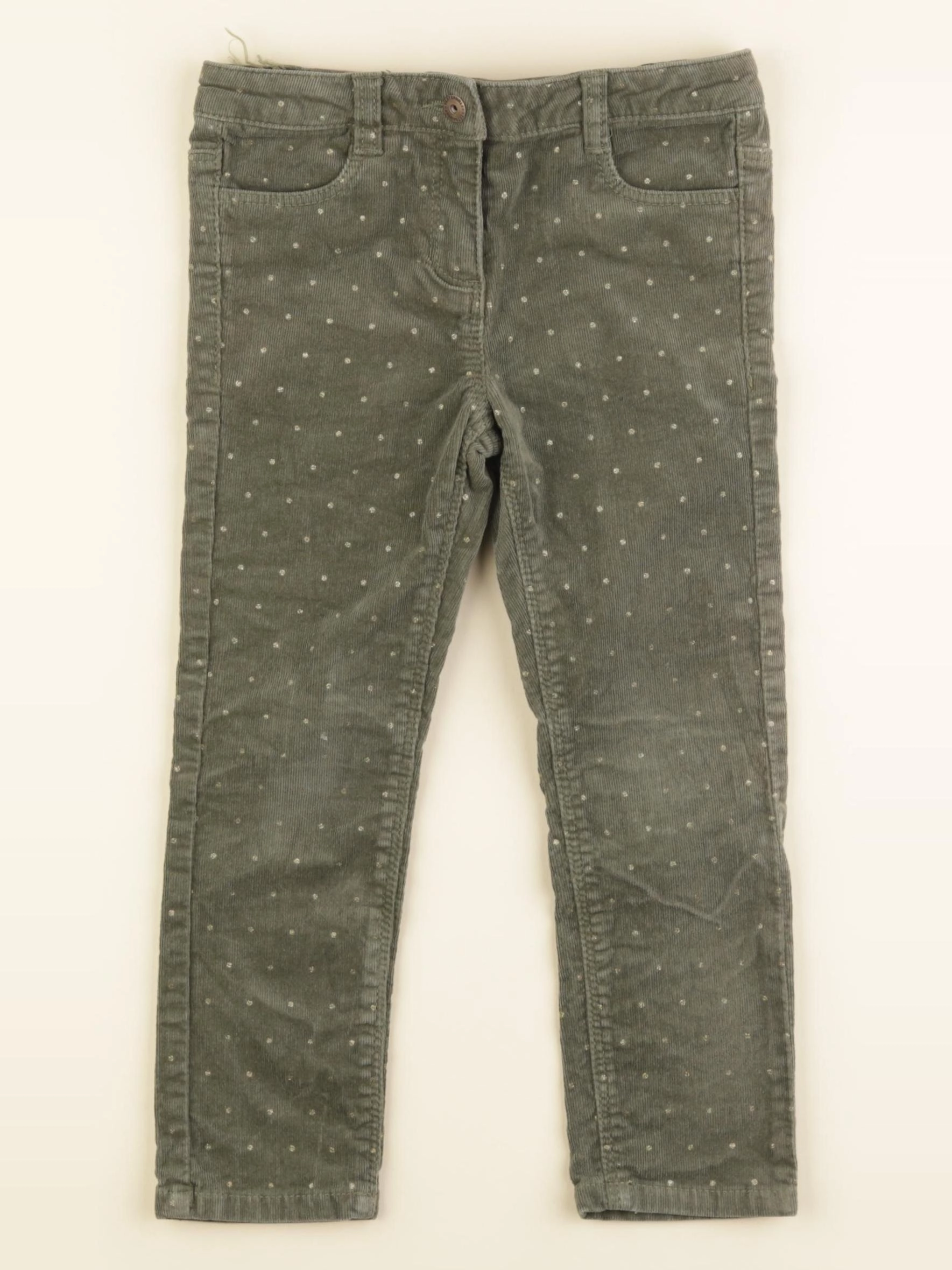 Vertbaudet - pantalon vert - 4 ans