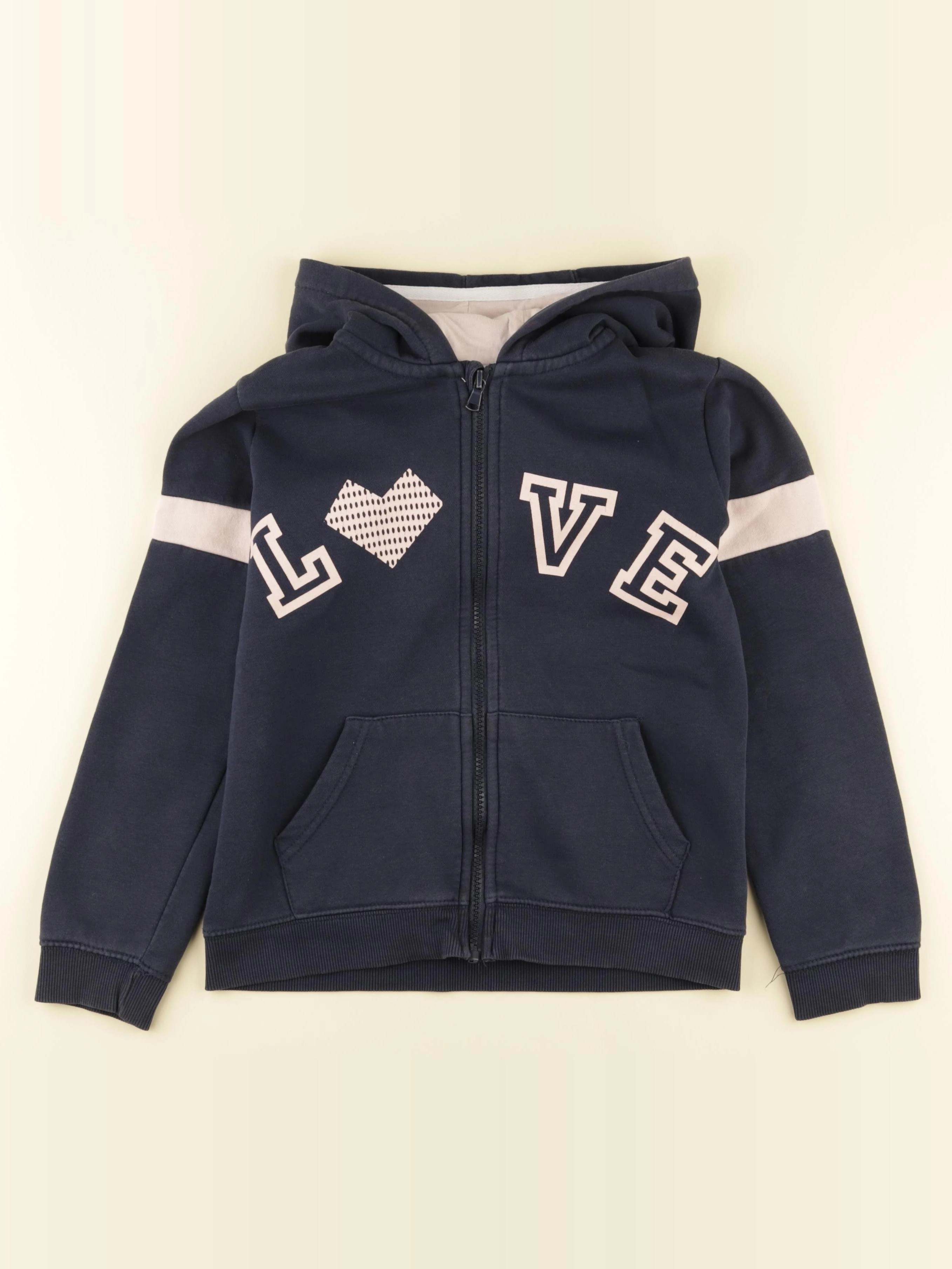 Vertbaudet - sweat bleu - 10 ans