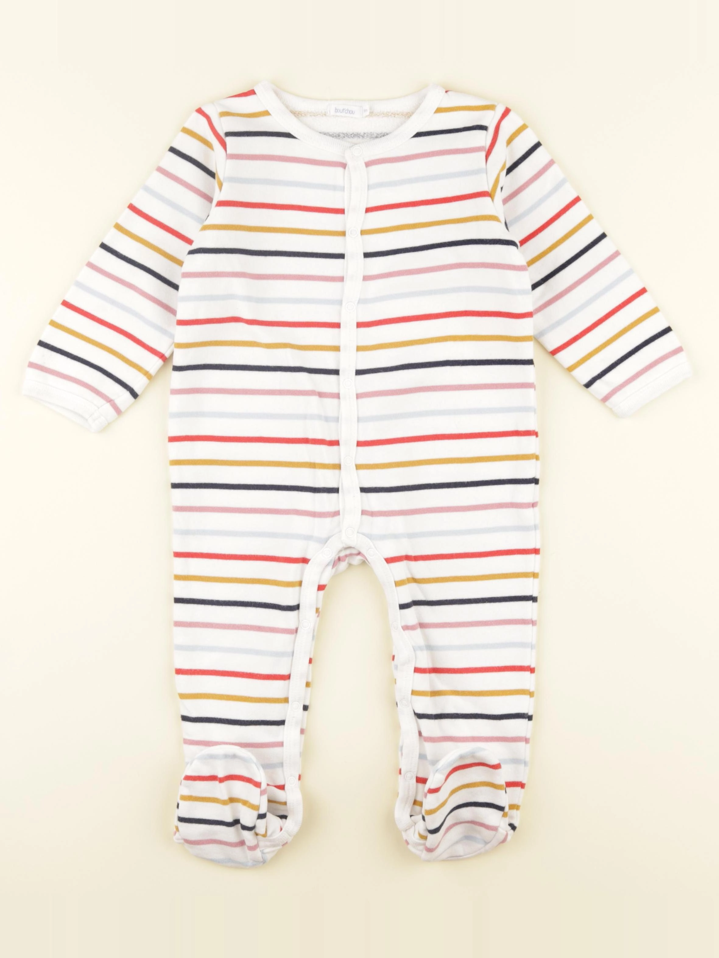 Boutchou - pyjama coton multicolore - 18 mois