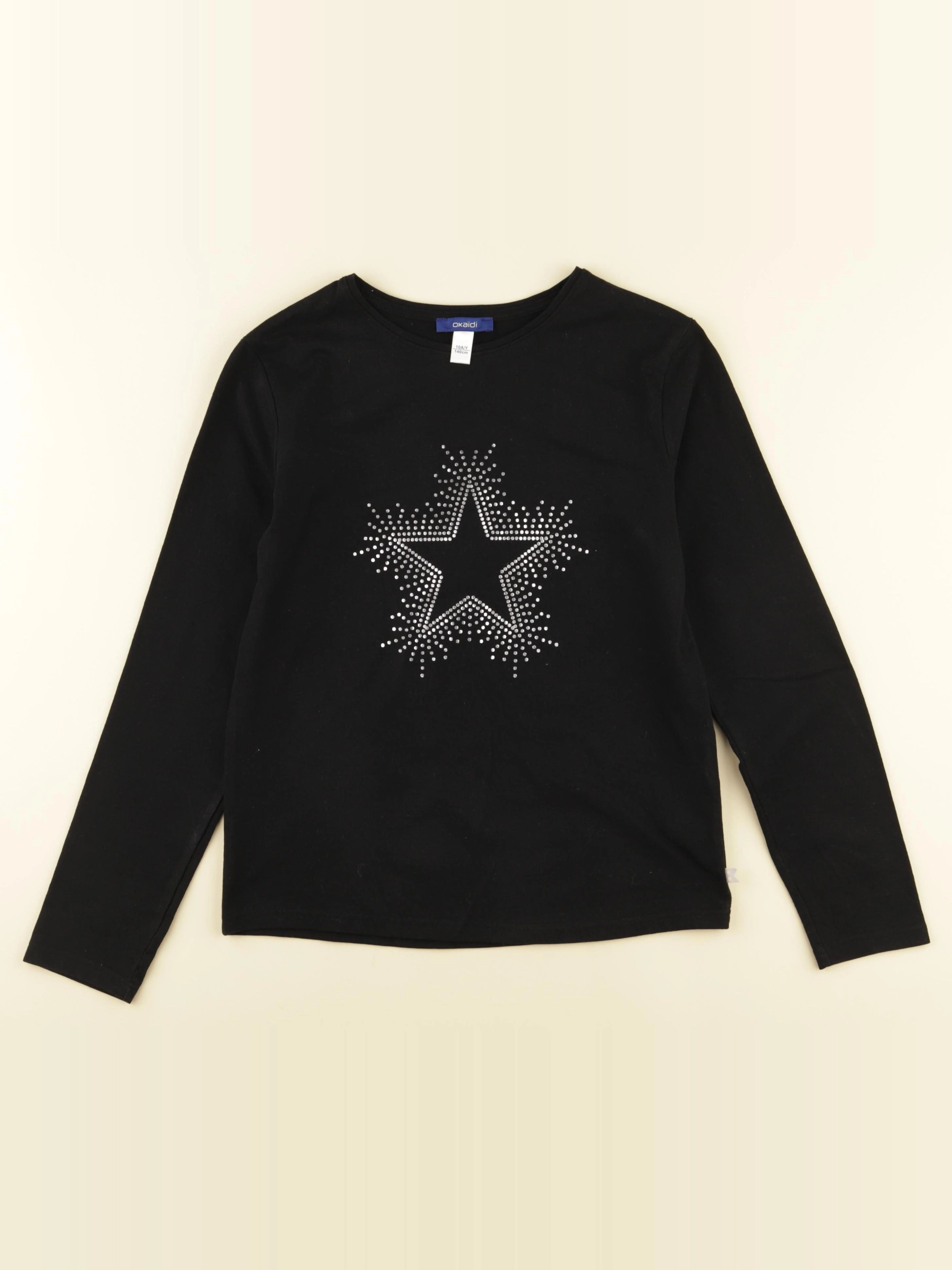 Okaidi - tee-shirt noir - 10 ans